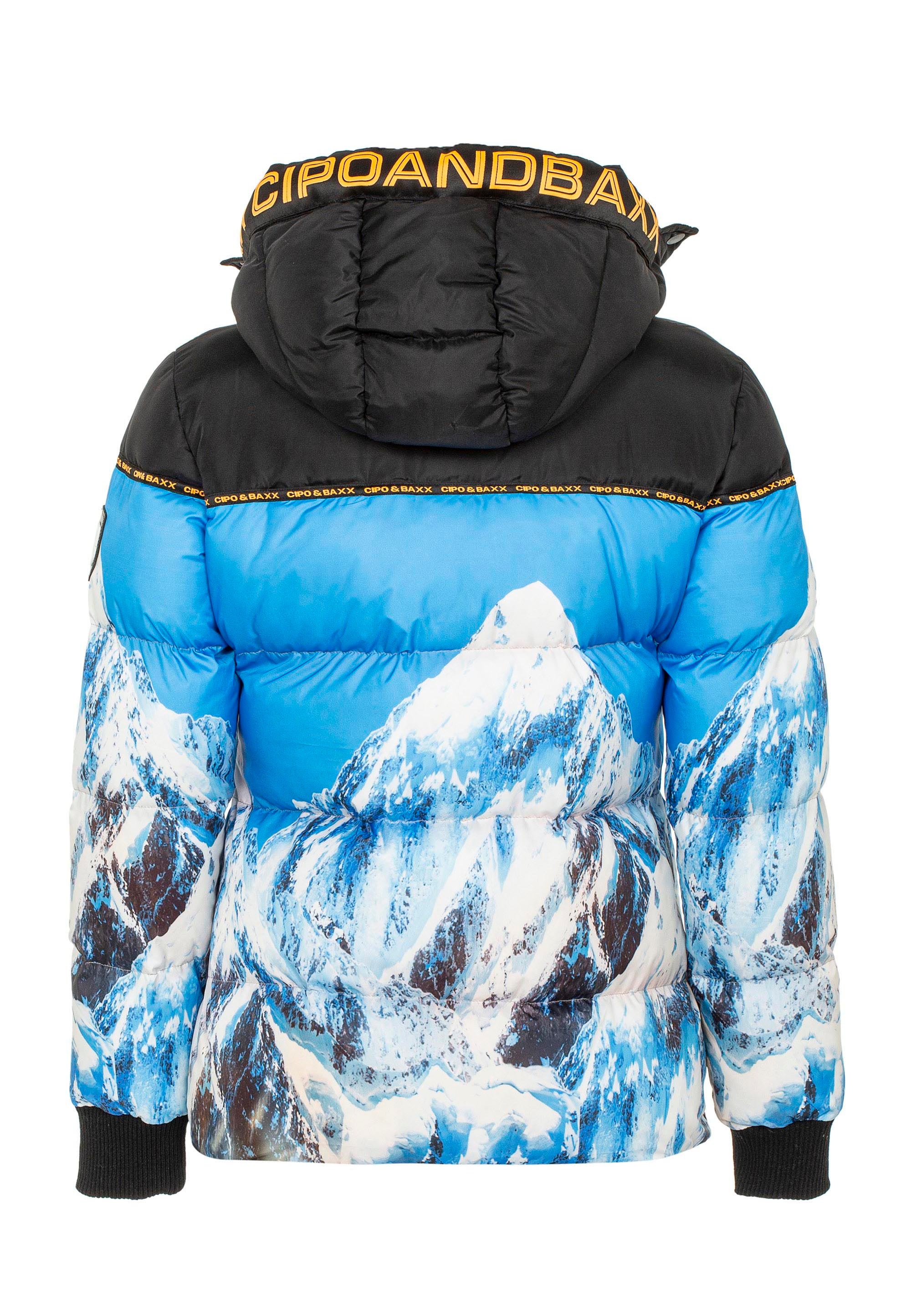 Cipo & Baxx Steppjacke, mit auffäligem Print