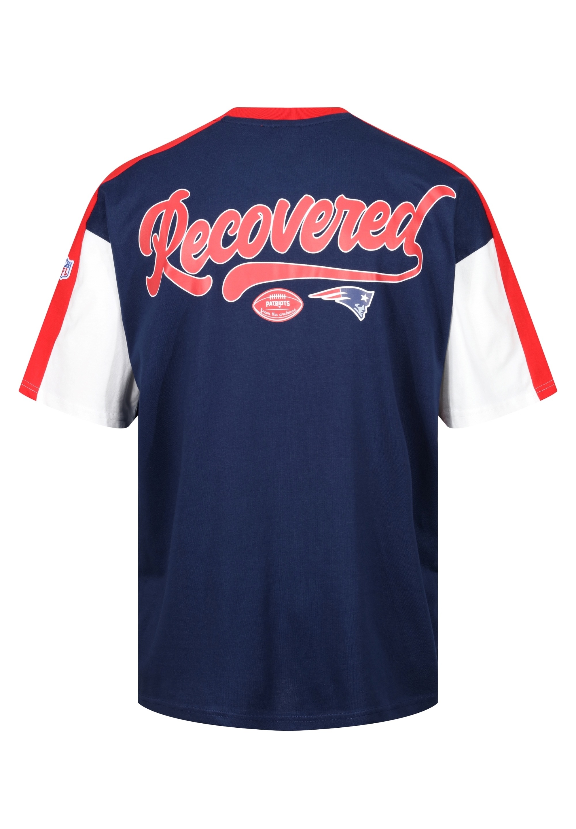 Recovered T-Shirt »NFL Patriots New England Cut and Sew Oversized«, (1 tlg.), für alle New England Patriots-Fans