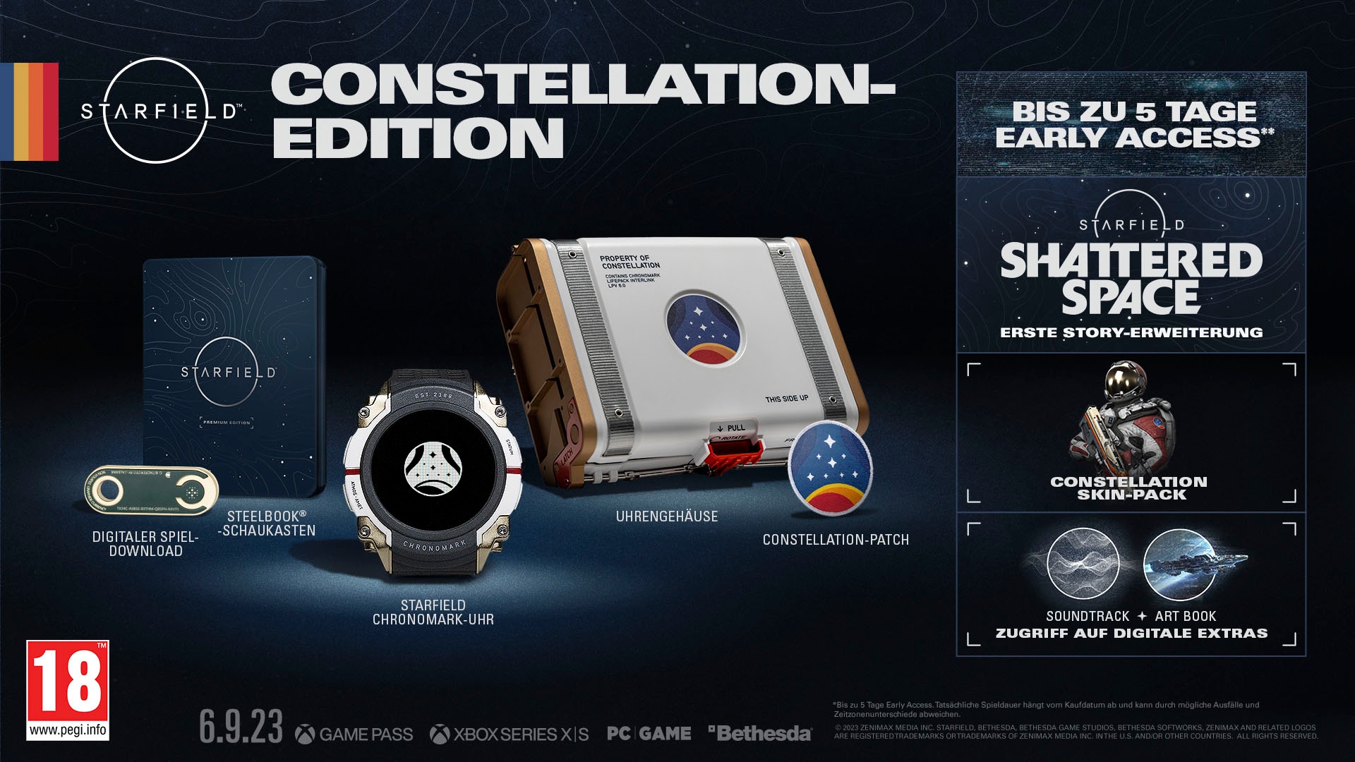 Bethesda Spielesoftware »Starfield Constellation-Edition (Xbox Play Anywhere)«, Xbox Series X-PC