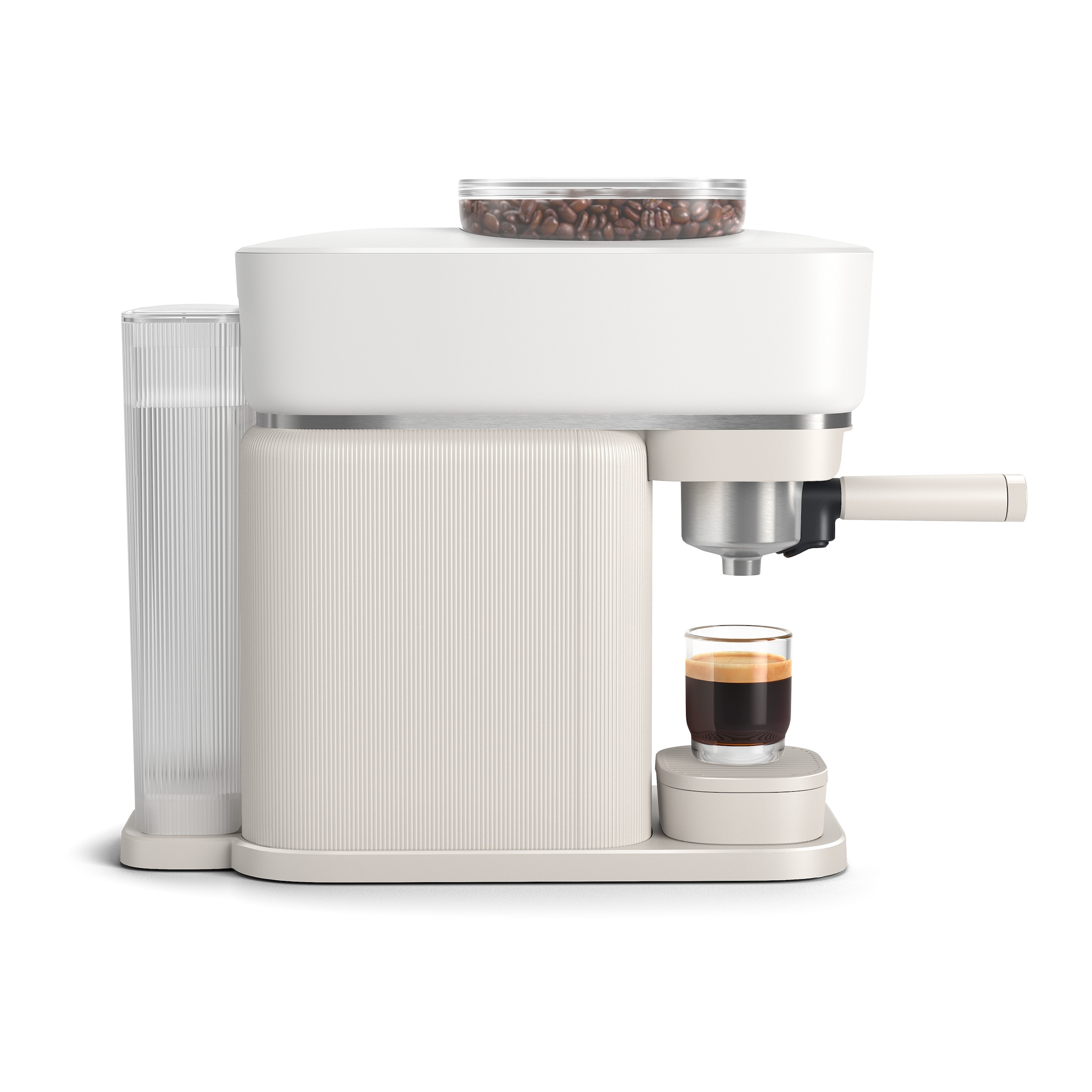 PHILIPS baristina Espressomaschine »BAR300/00 mit Mahlwerk für ganze Bohnen« 16 bar Pumpendruck, Naturweiß​