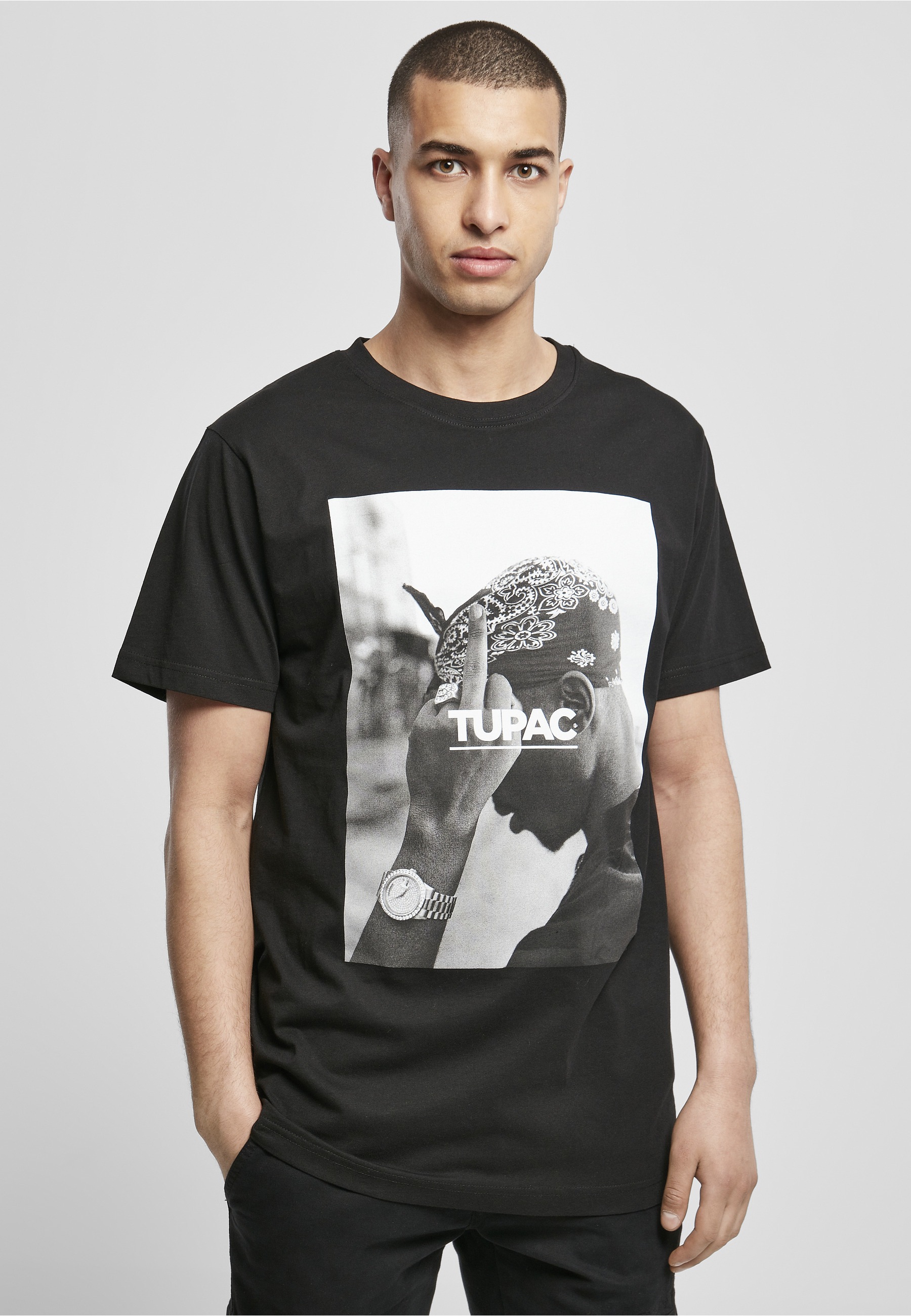 Merchcode Kurzarmshirt »Merchcode Herren 2Pac F*ck The World Tee« 1 Stk.