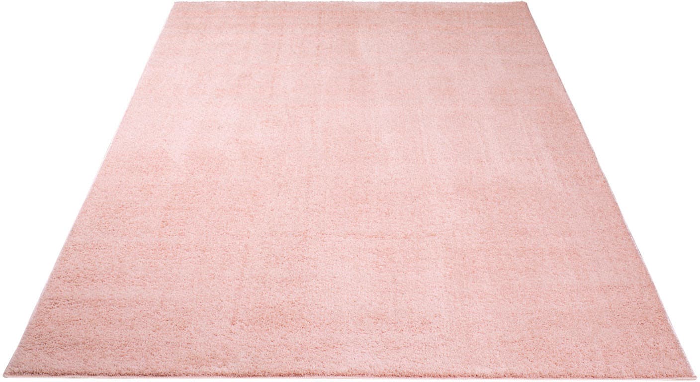 Carpet City Teppich »Softshine 2236«, rechteckig, 14 mm Höhe, Läufer, Hochflor, besonders weich, robust, Uni, Wohnzimmer