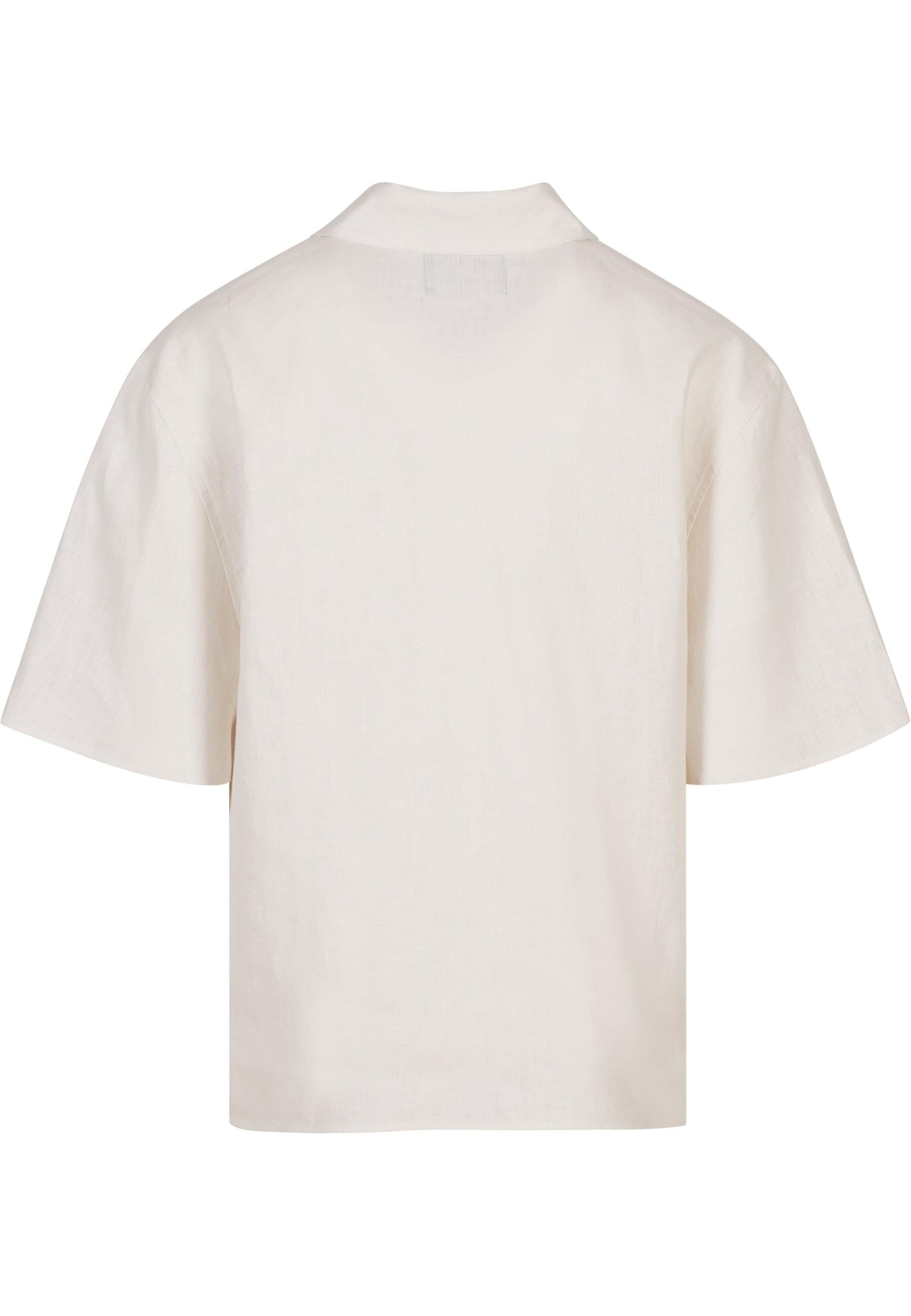 PEQUS Langarmhemd "PEQUS PEQUS Chest Logo Linen Shirt", 1 Stk. günstig online kaufen