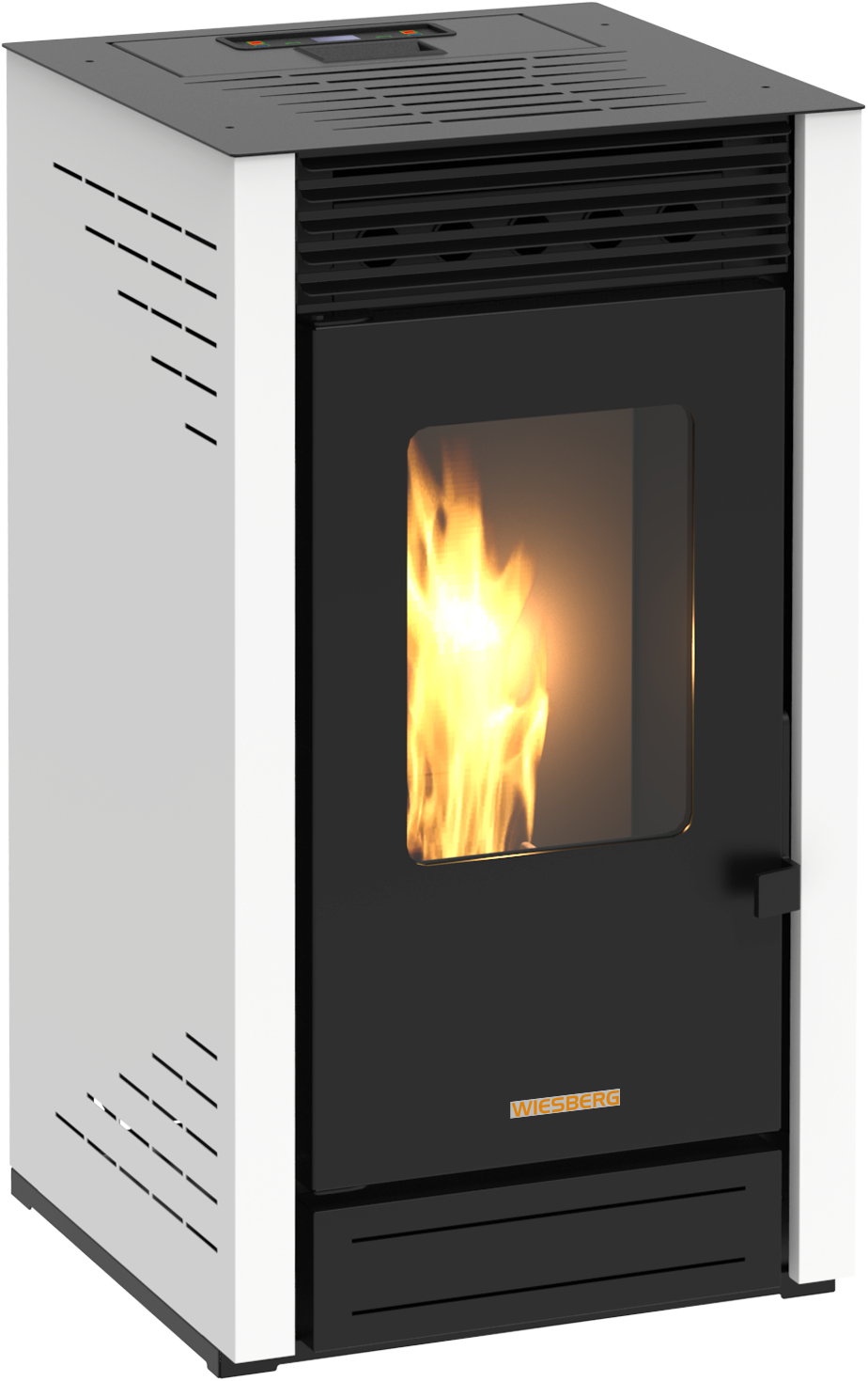 BLAZE Pelletofen "Maui 8"weiß, Wohnzimmer, Kaminöfen, optional WLAN fähig