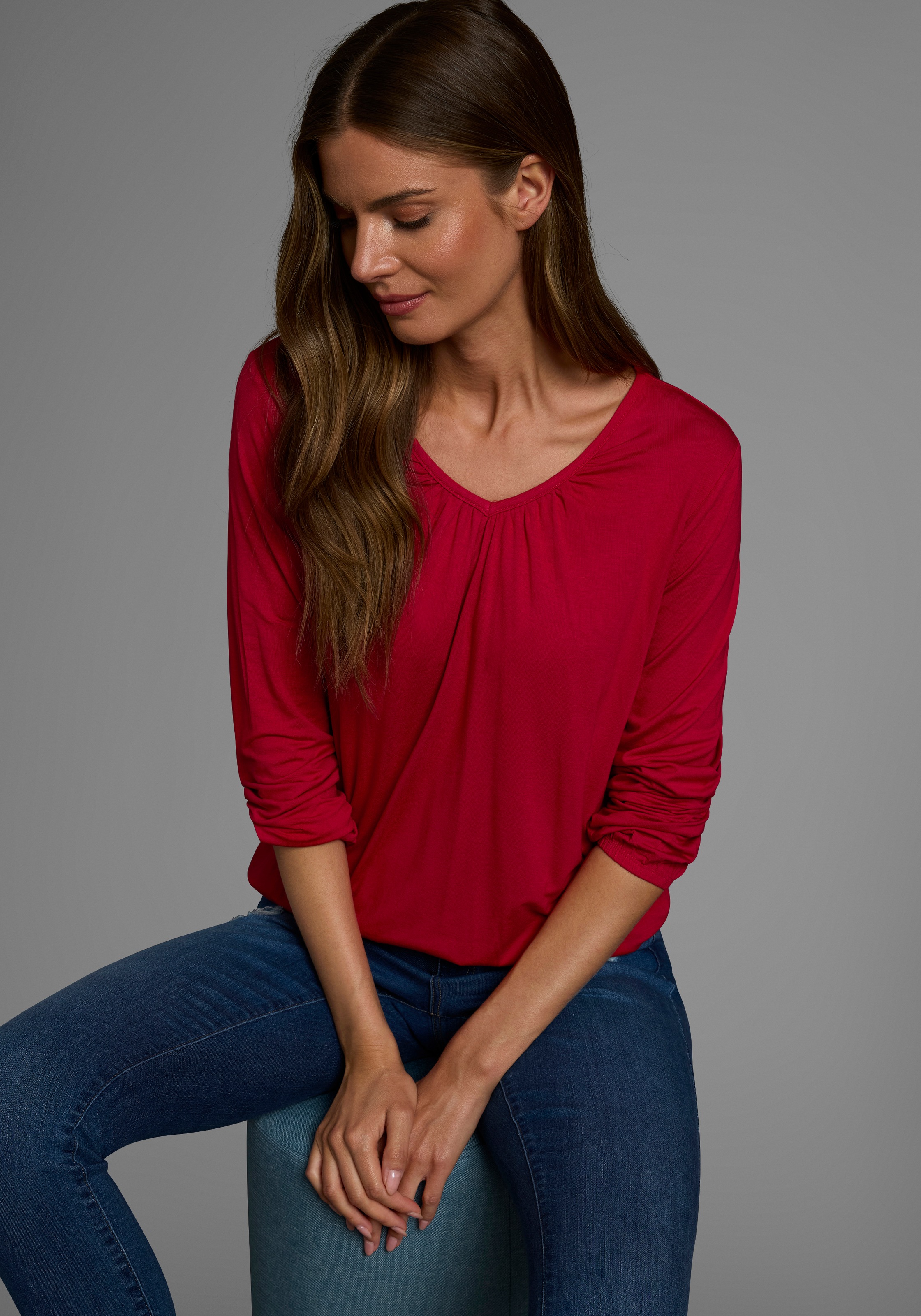 Flashlights Langarmshirt Packung, 2er-Pack, 2 Stk. figurbetonter Schnitt, a günstig online kaufen