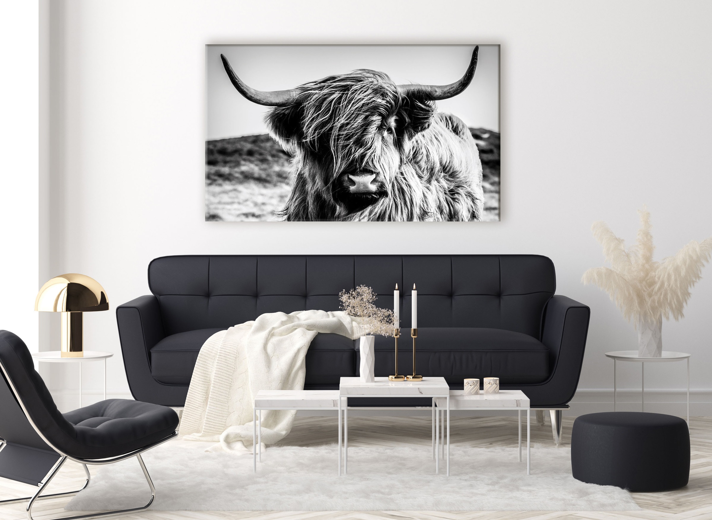 Bönninghoff Leinwandbild "Hochlandrind" 1 Stk. tlg. günstig online kaufen