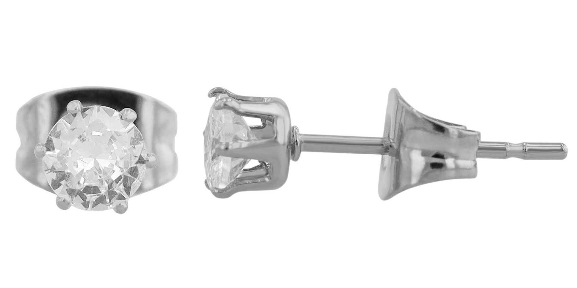Adelia´s Paar Ohrhänger "Ohrringe – Ohrstecker aus Edelstahl mit Zirkonia" Geschenkidee: zeitlos und vielseitig