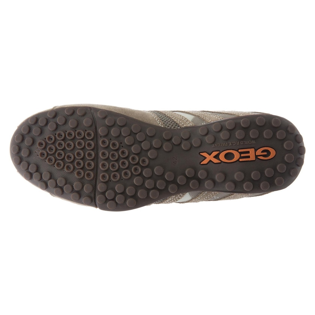 Geox Slip-On Sneaker »UOMO SNAKE«, Slipper, Freizeitschuh mit Ziernähten und mit Geox Spezial Membrane