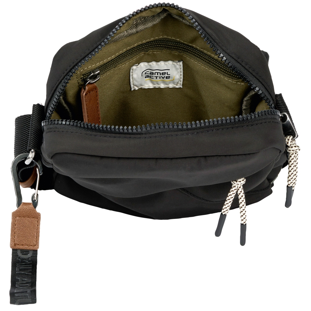 camel active Umhängetasche »Aurum« aus recyceltem Polyester in Nylonstruktur, leicht & mit feinen Details