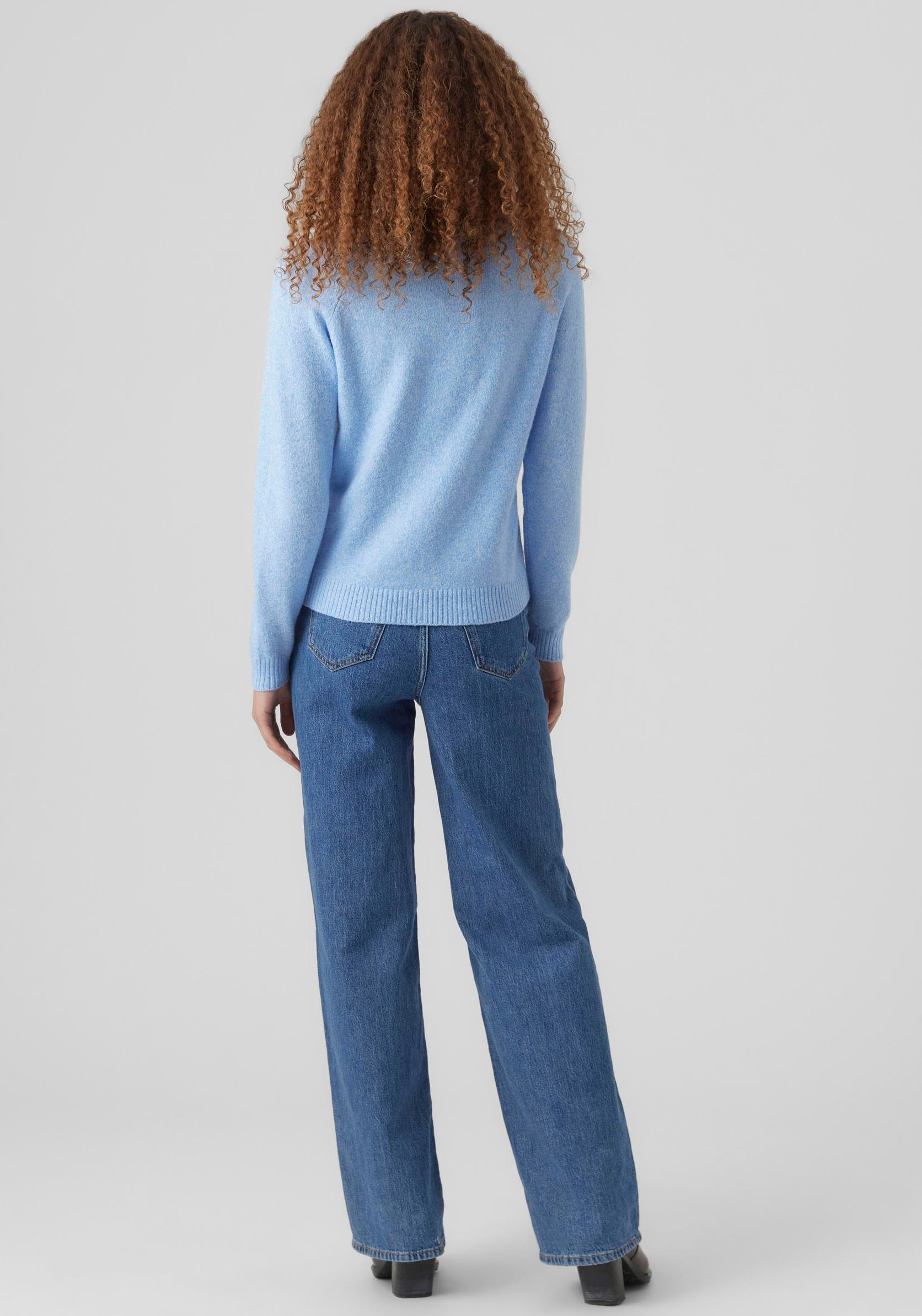 Vero Moda Rundhalspullover »VMDOFFY LS O-NECK BLOUSE GA NOOS«