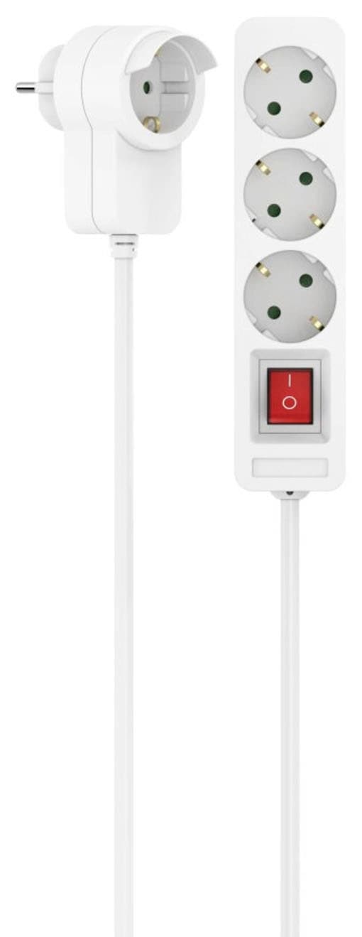 HAMA Steckdosenleiste, 1,4m, weiß, Werkstatt, Steckdosenleisten