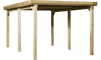 Einzelcarport »617 Gr.1«, Holz, 270 cm, braun