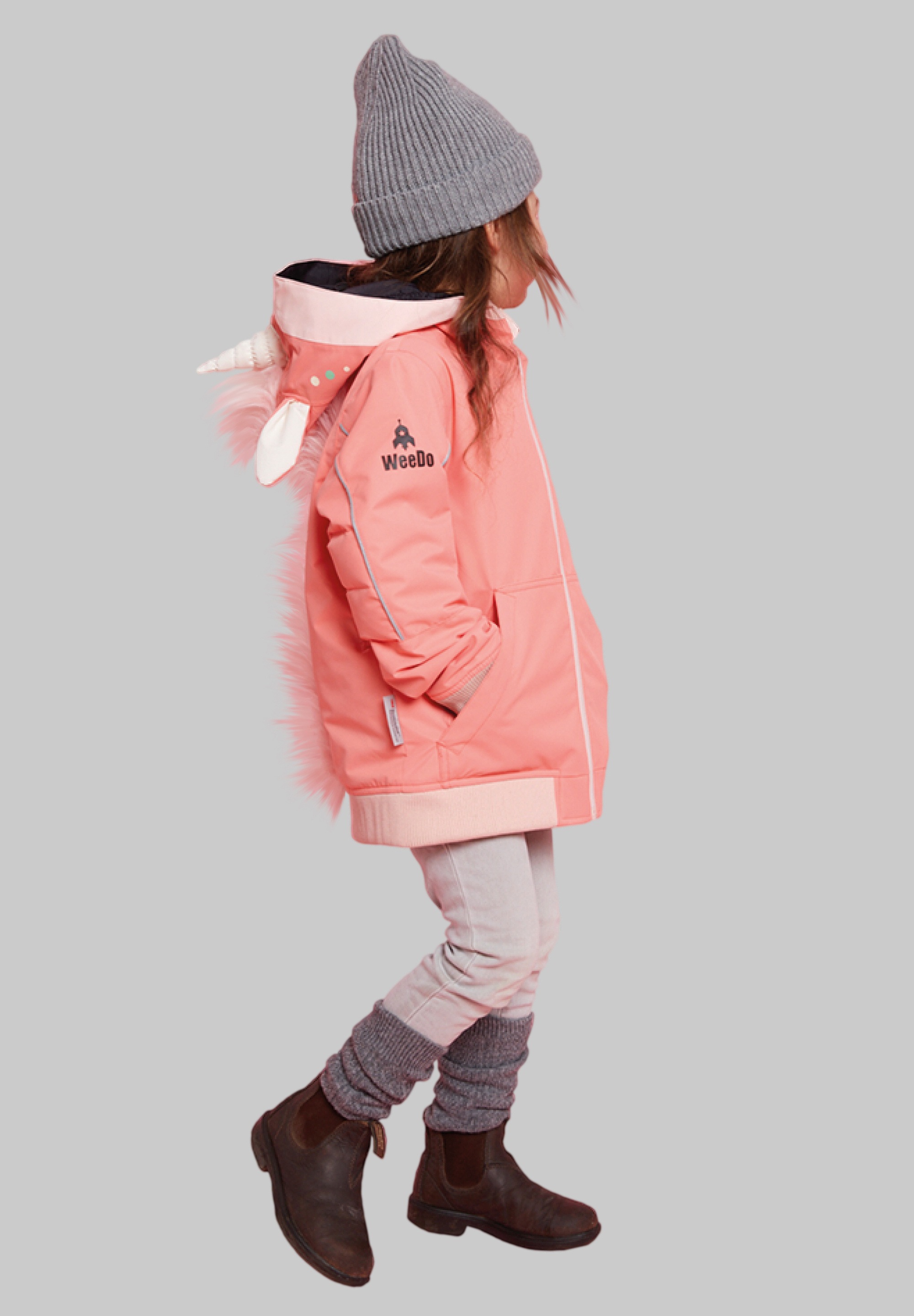 WeeDo Winterjacke »UNIDO Einhorn«, Atmungsaktiv, wasserdicht, helmkompatible Kapuze, Schneefang
