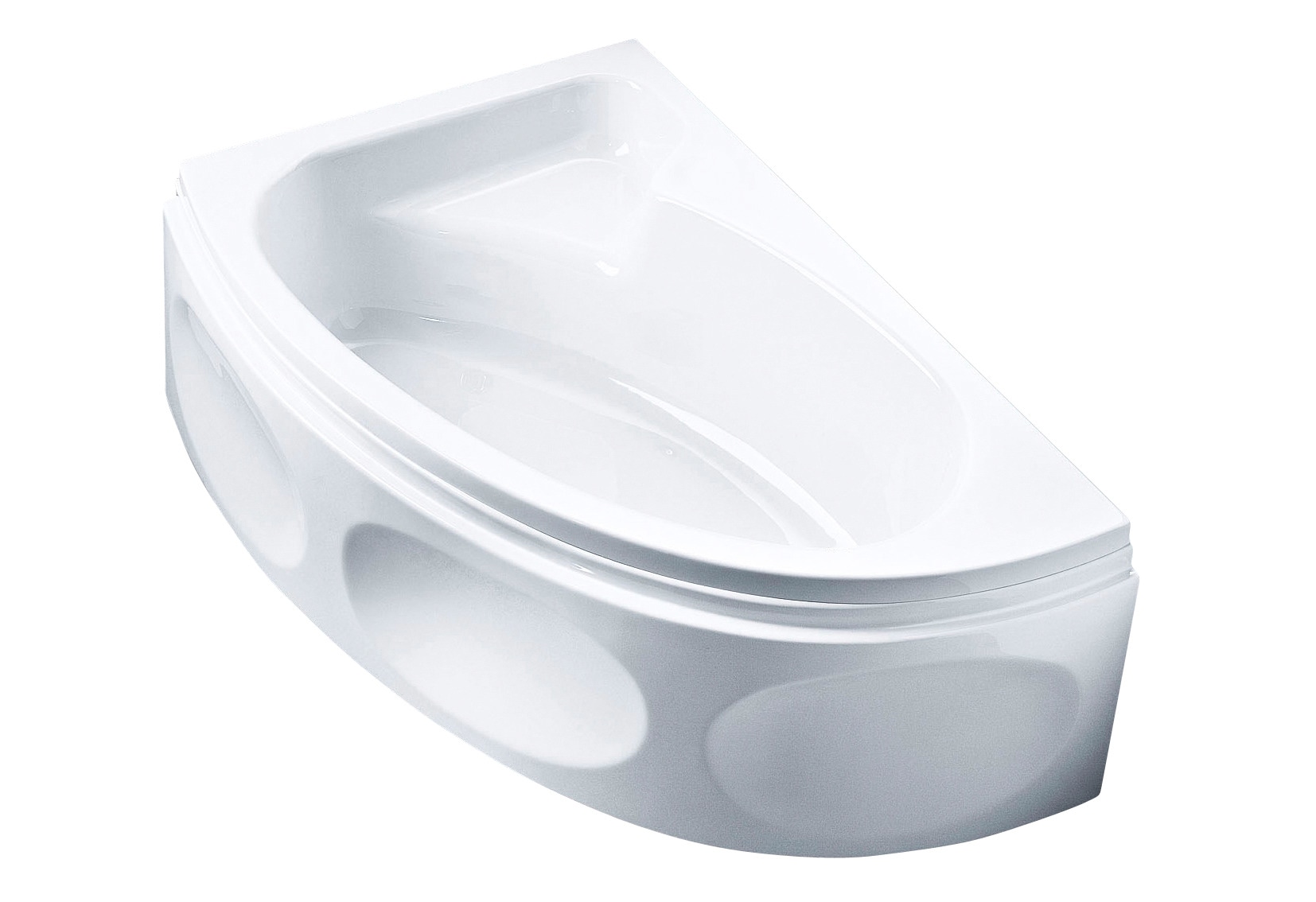 Eckschürze OTTOFOND, B:202cm H:50,5cm, weiß, Sanitäracryl, Wannenschürzen, "Salinas", passend für Badewanne »Salinas«