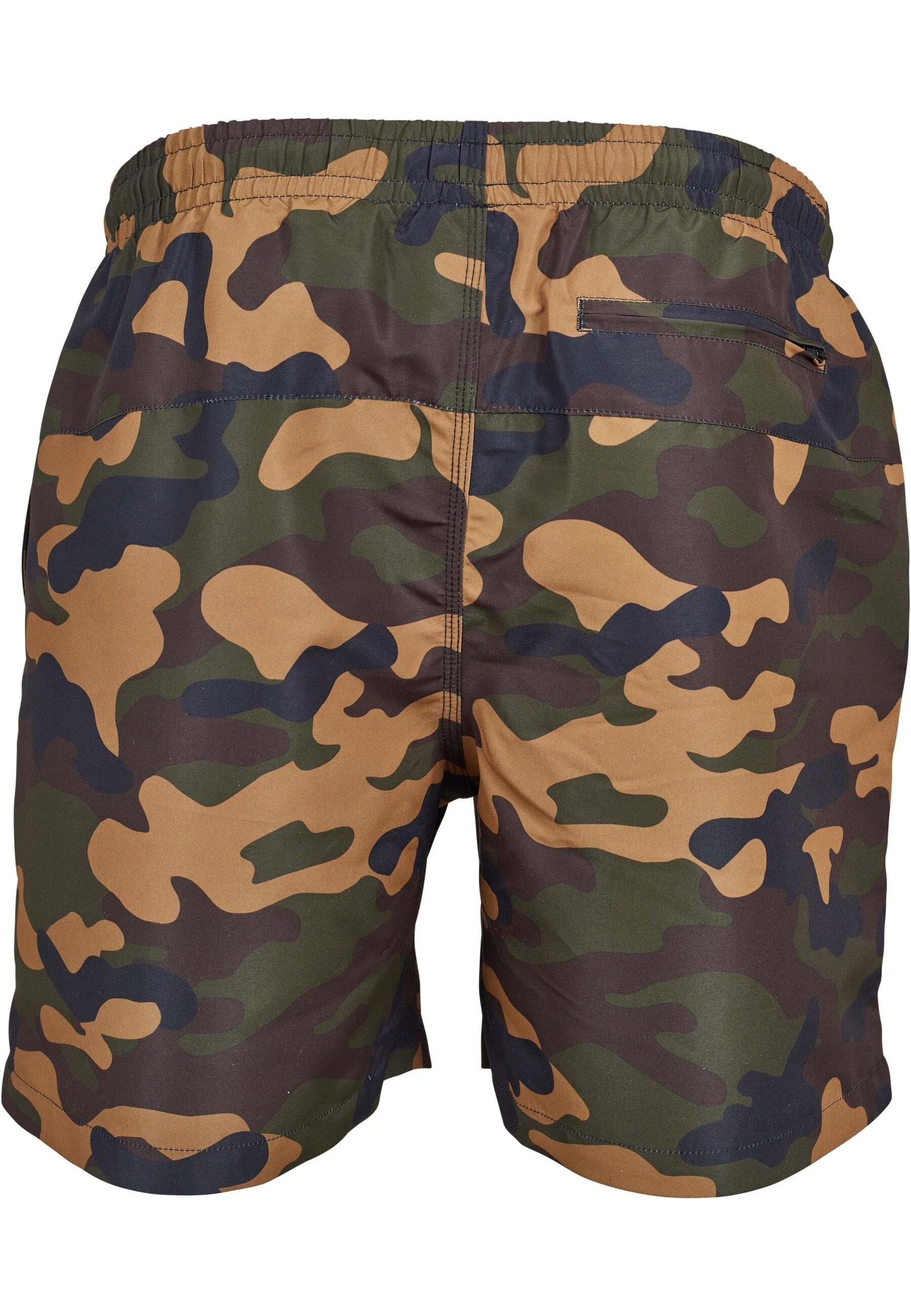URBAN CLASSICS Badeshorts "Urban Classics Herren Camo Swim Shorts" günstig online kaufen