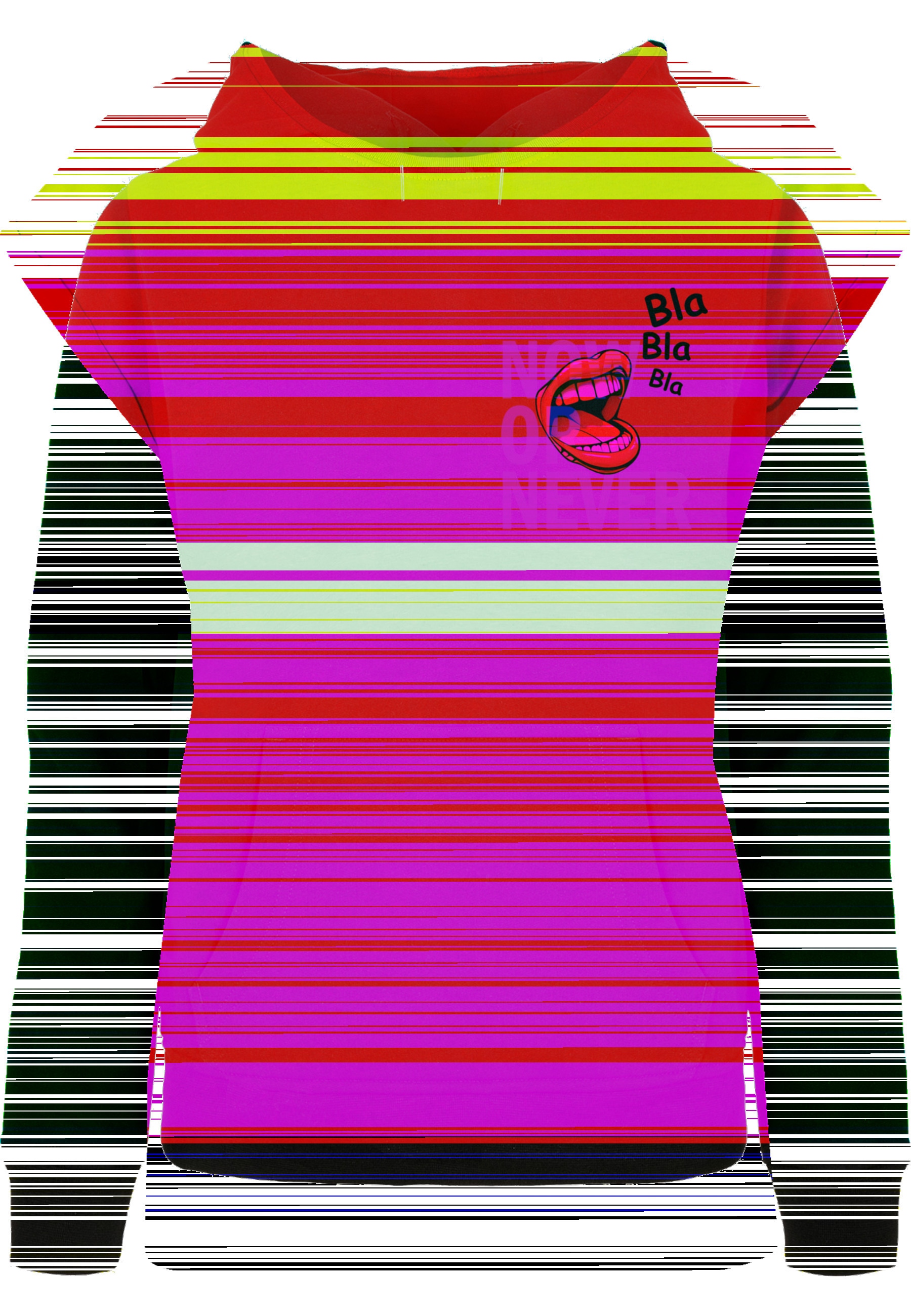 Merchcode Kapuzensweatshirt "Merchcode Damen Ladies Now Or Never Basic Hood günstig online kaufen