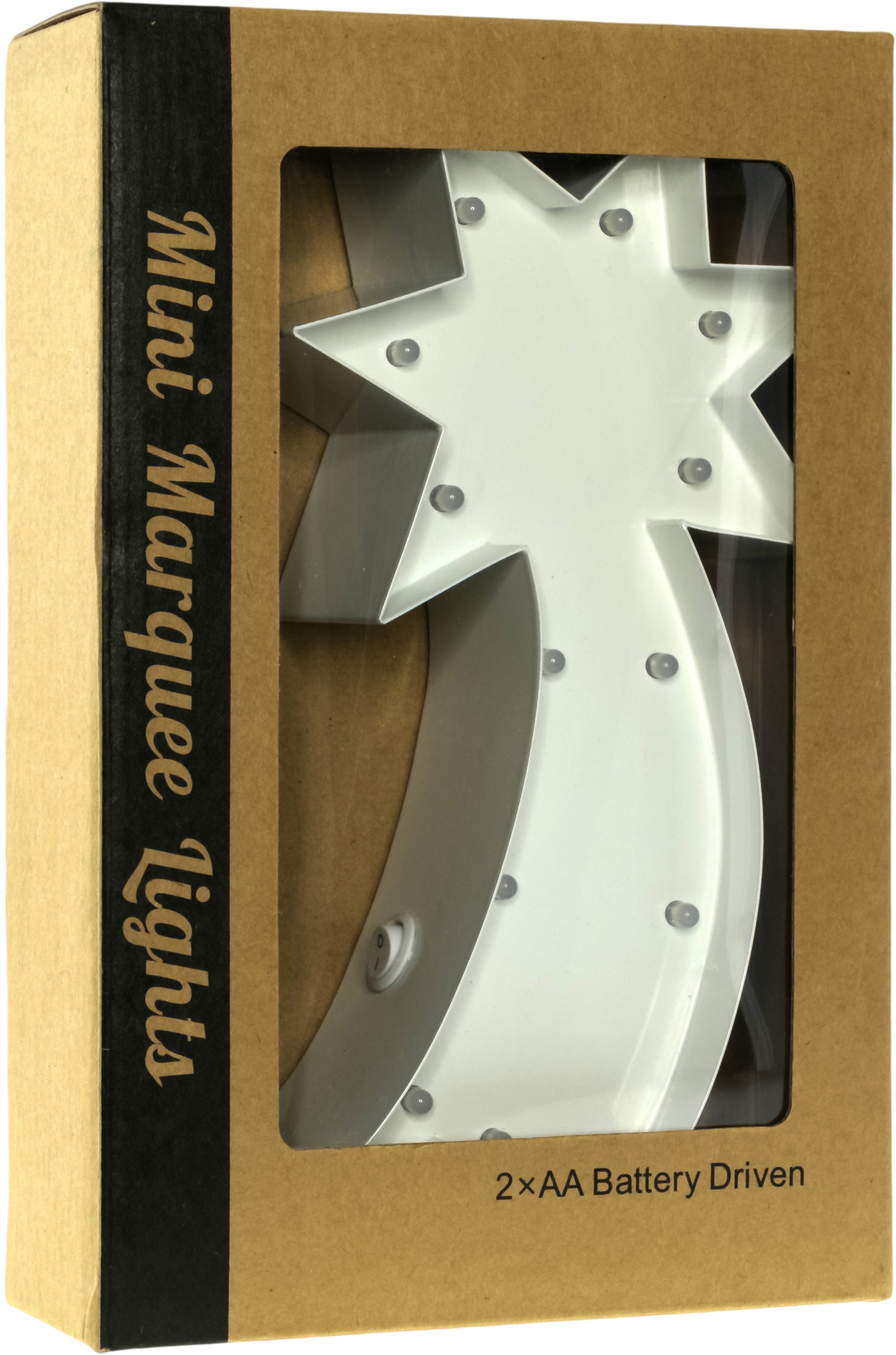 MARQUEE LIGHTS LED Dekolicht »Shootingstar«, 13 flammig, Leuchtmittel LED-Modul | LED fest integriert, Wandlampe,Tischlampe Shootingstar mit 13 festverbauten LEDs - 23x12 cm