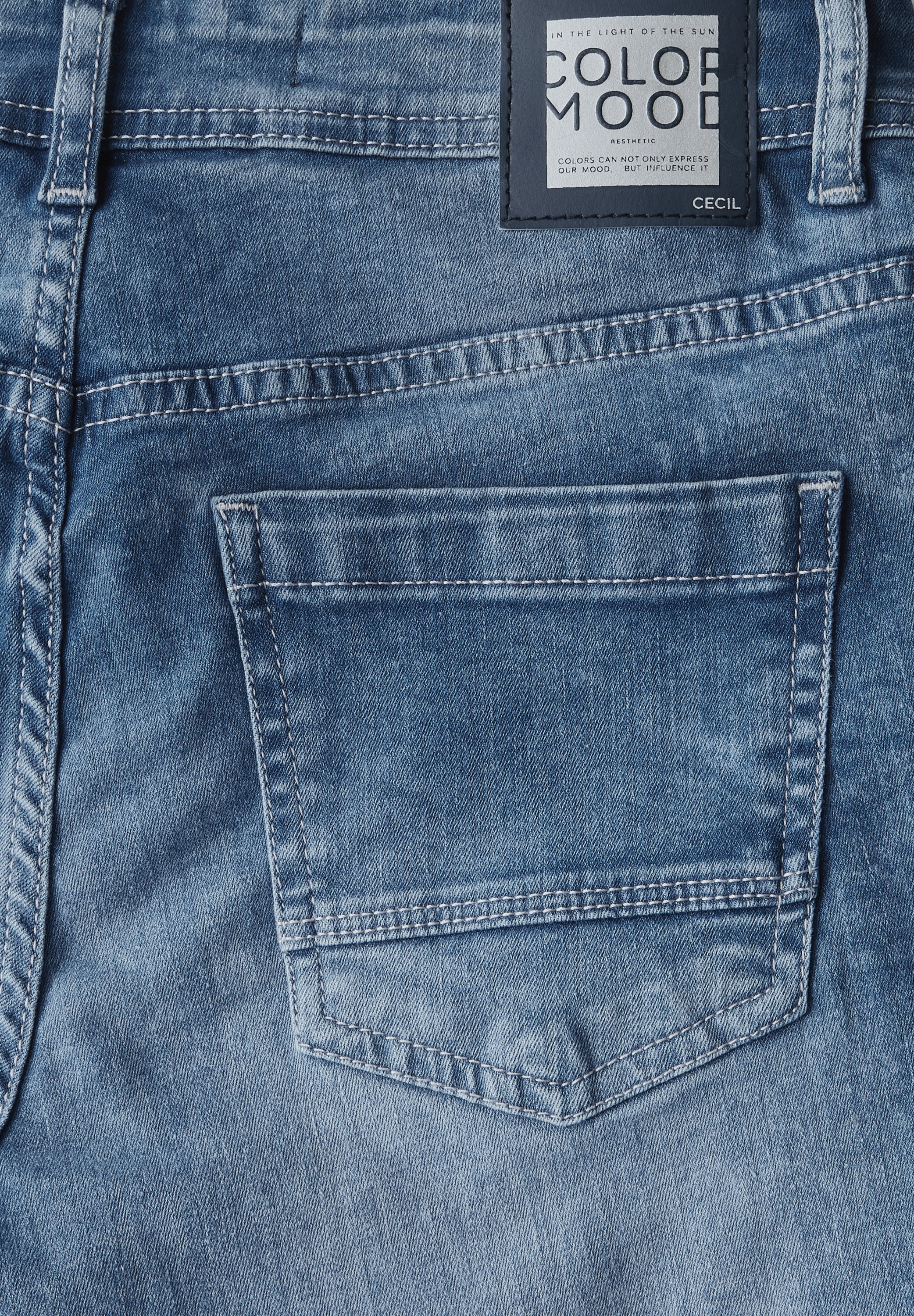 Cecil Comfort-fit-Jeans, Middle Waist