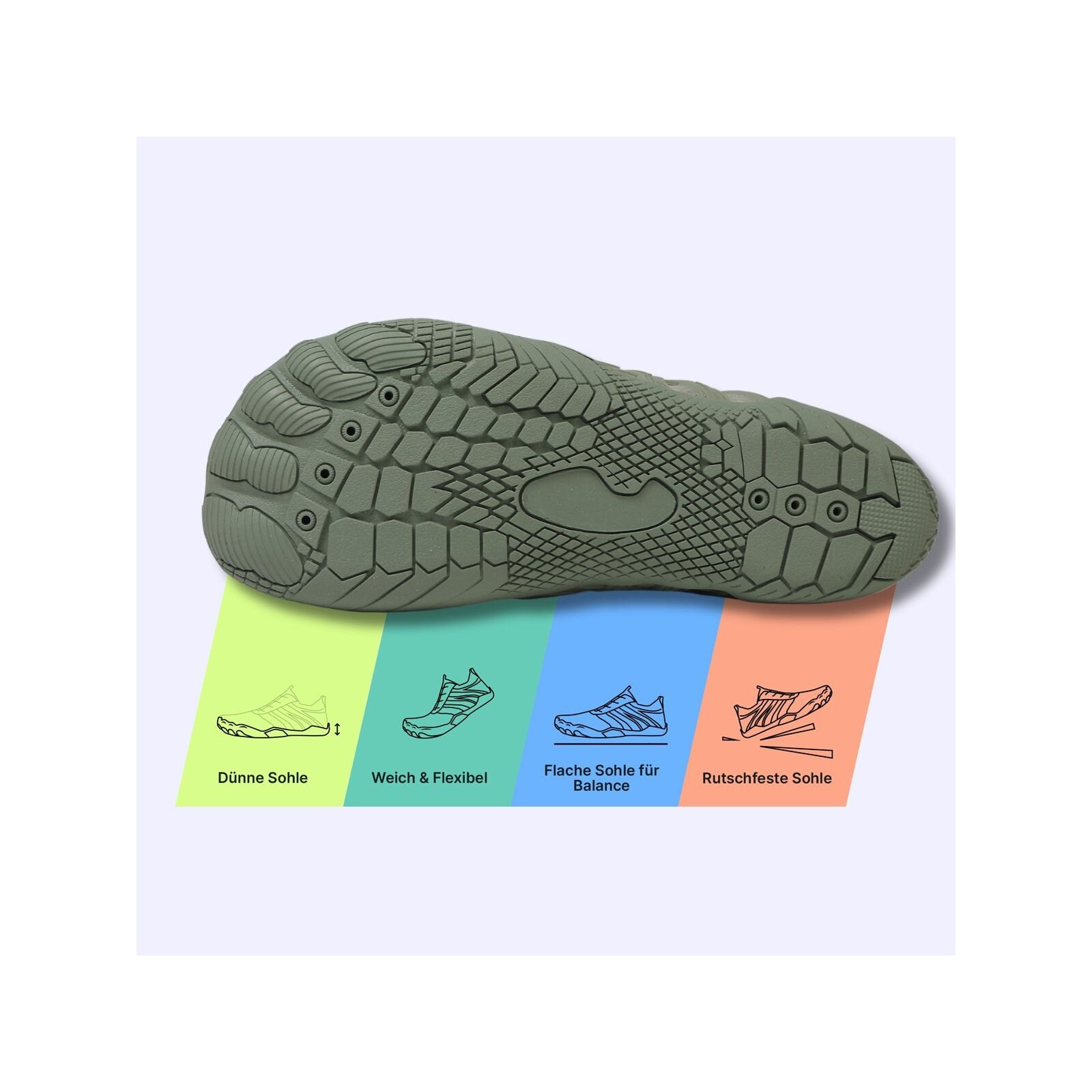 DOTALES Barfußschuh »Balancestep Barfußschuhe Damen & Herren Barfußschuhe«, Minimalschuhe