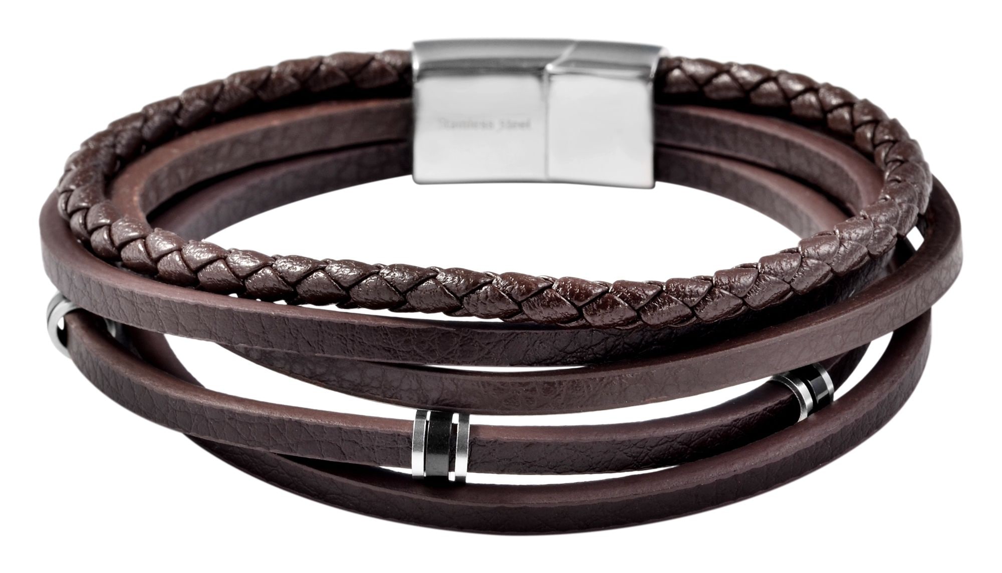 Adelia´s Armband »Unisex Armband – Lederarmband aus Leder 19 cm« Zum Verschenken an Menschen, die Ihnen am Herzen liegen