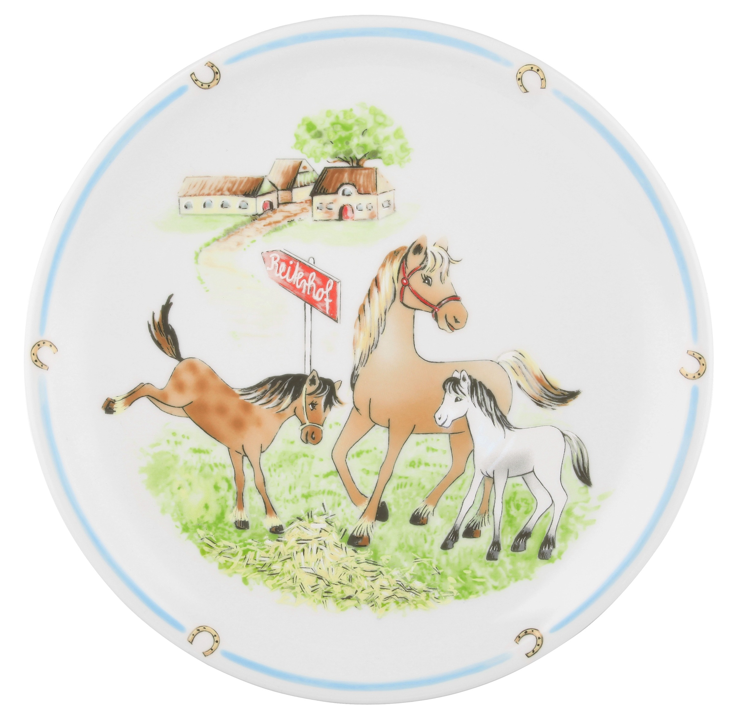 SELTMANN WEIDEN Speiseteller "Compact - Mein Pony", 25,4cm, bunt, Speiseteller, rund 25,5 cm