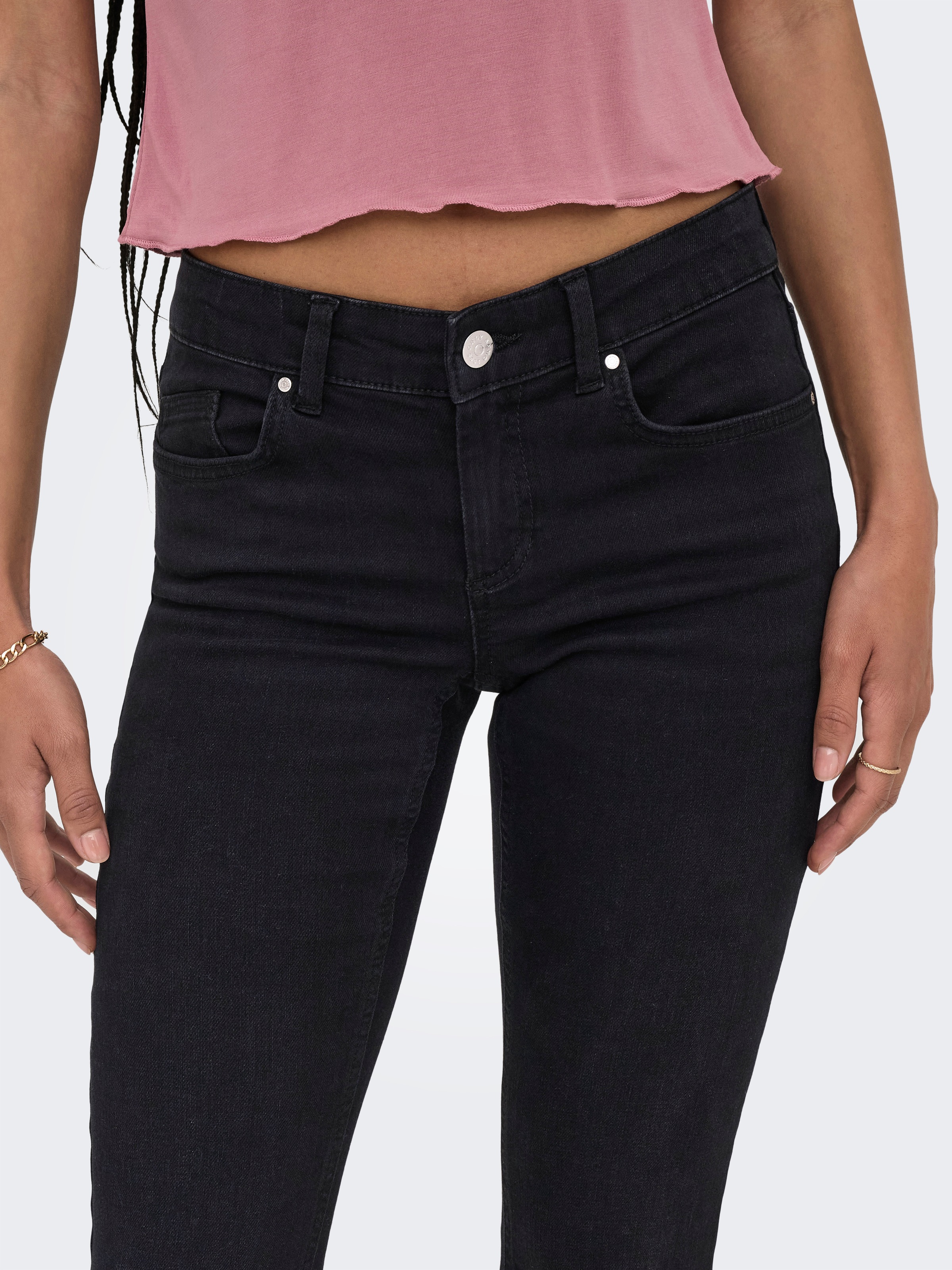 ONLY Bootcut-Jeans "ONLBLUSH LW FLARED DNM REA1099 NOOS" günstig online kaufen
