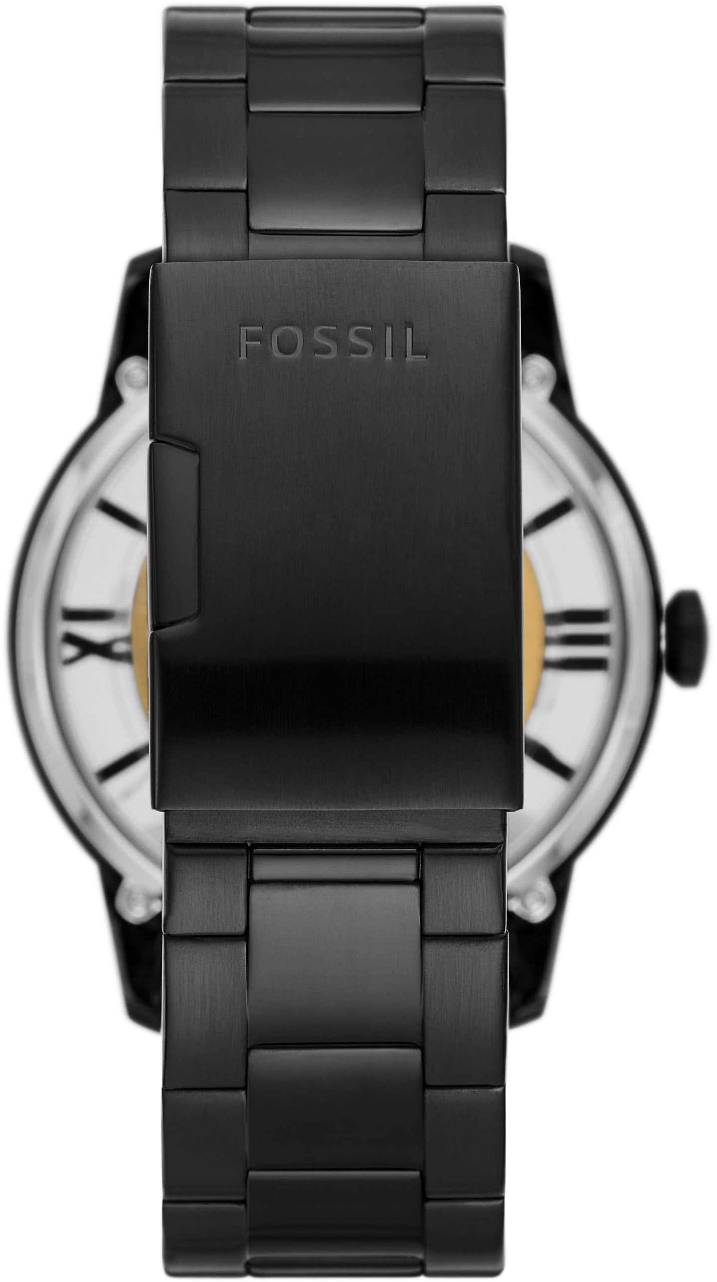 Fossil Automatikuhr »TOWNSMAN, ME3197«, Armbanduhr, Herrenuhr, mechanische Uhr