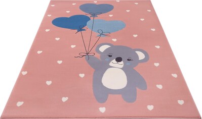 HANSE Home Kinderteppich »Koala Sweetheart«, rechteckig, 9 mm Höhe, Herzen, Kurzflor,... kaufen