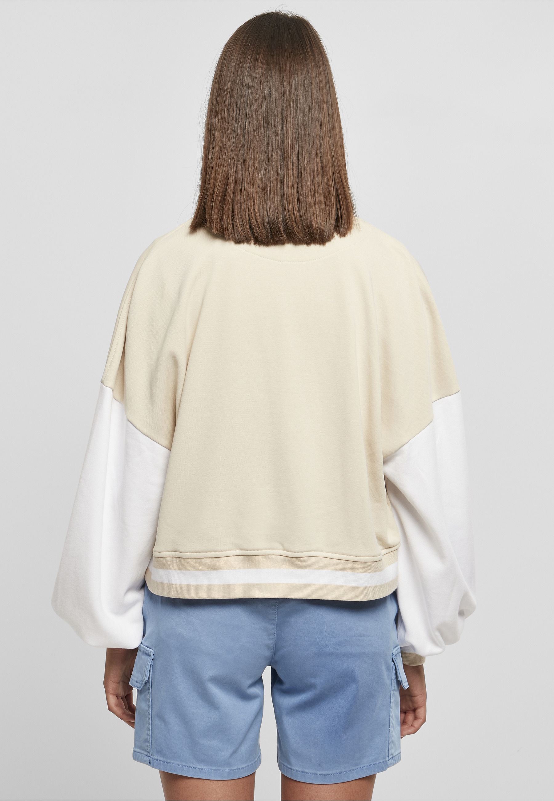 URBAN CLASSICS Collegejacke »Urban Classics Damen« 1 Stk. tlg. ohne Kapuze