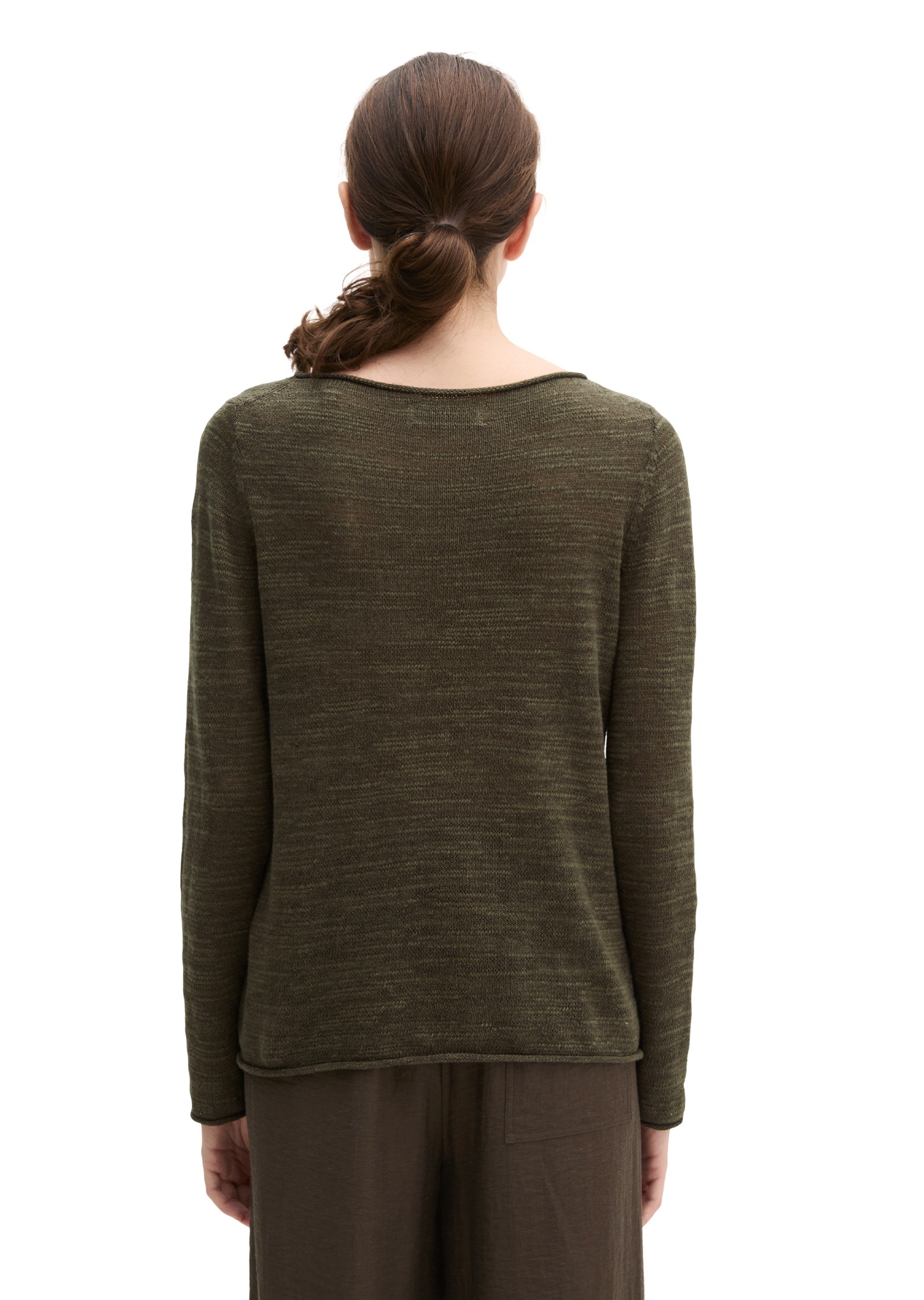 Marc O'Polo Strickpullover »aus Leinen-Baumwolle-Mix«
