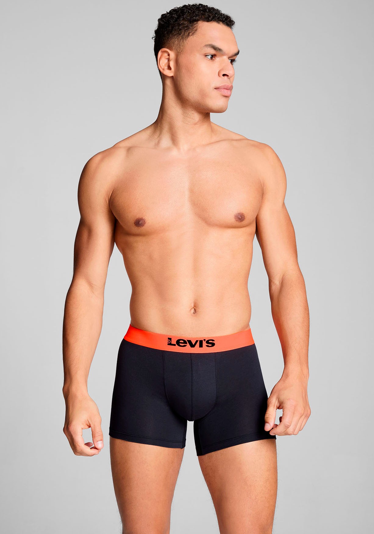 Levi's® Boxer, (3er-Pack), mit kontrastfarbenem Logobund, Geschenkbox
