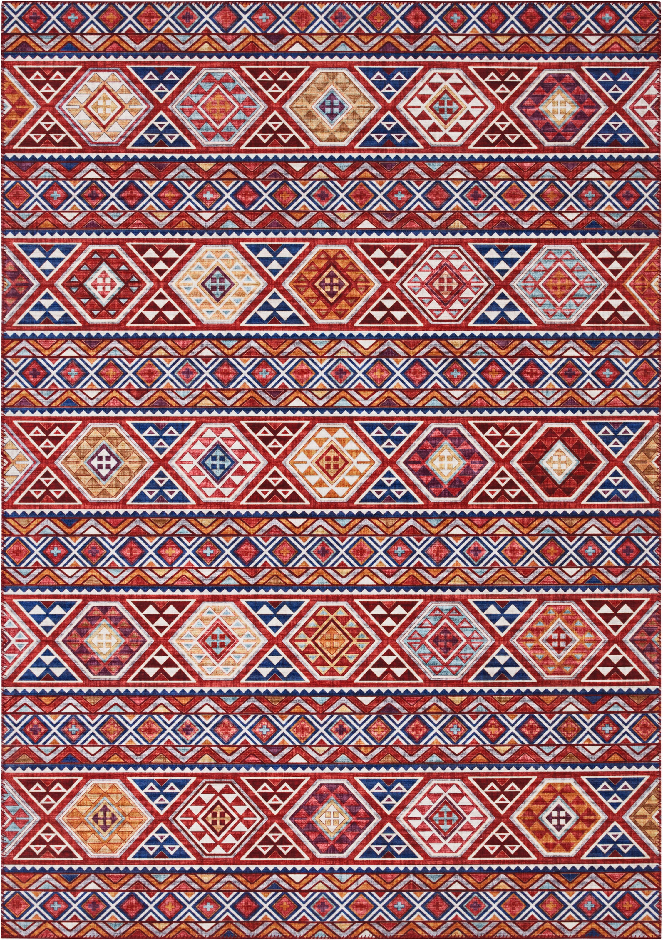 ELLE DECORATION Teppich »Anatolian«, rechteckig, Orient Optik, Vintage Design, gekettelt, kräftige Farben