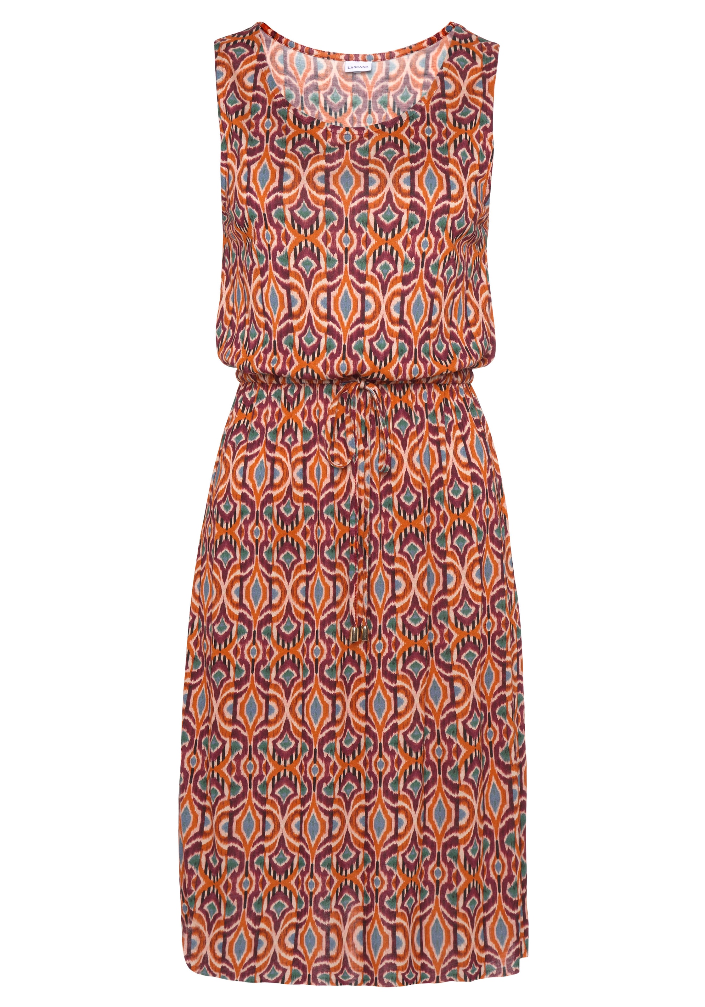LASCANA Jerseykleid, mit Ethnodruck für kaufen | BAUR
