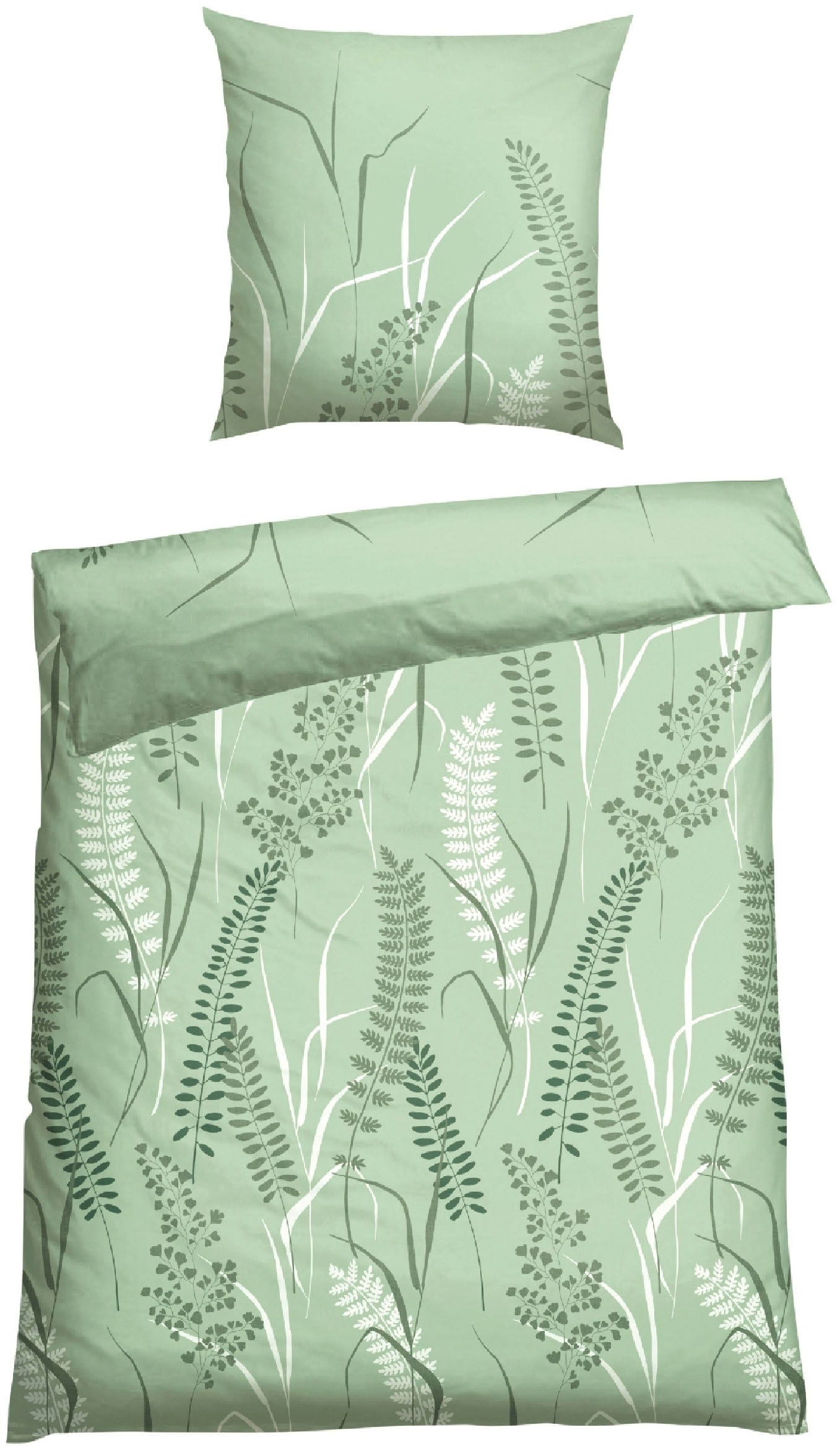 Schiesser Bettwäsche "Annic aus weicher Baumwolle in floralem Dessin" 2 Stk. MADE IN GREEN by OEKO-TEX