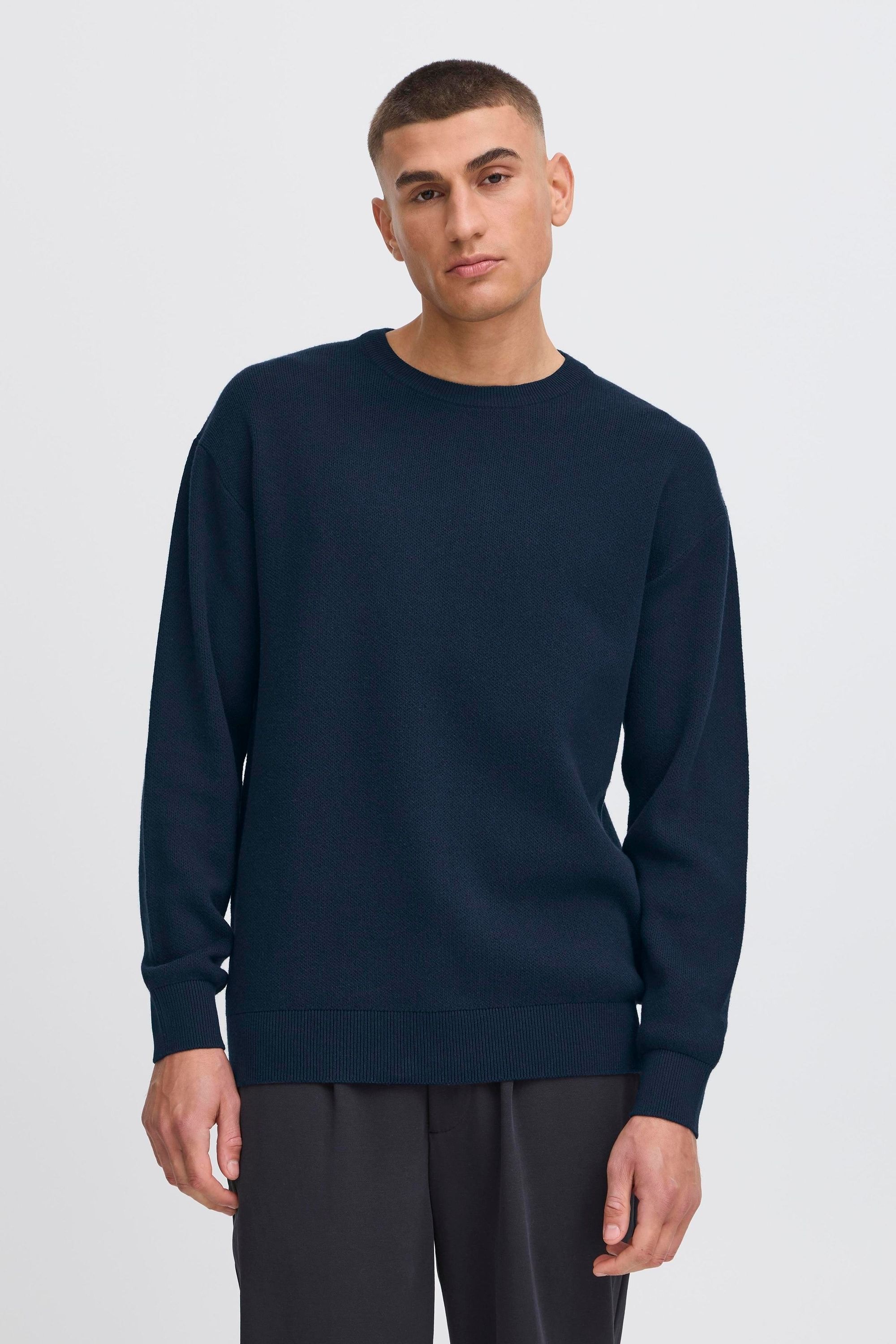 Thumbnail - Solid Strickfleece-Pullover "Strickpullover SDFINNETADO"