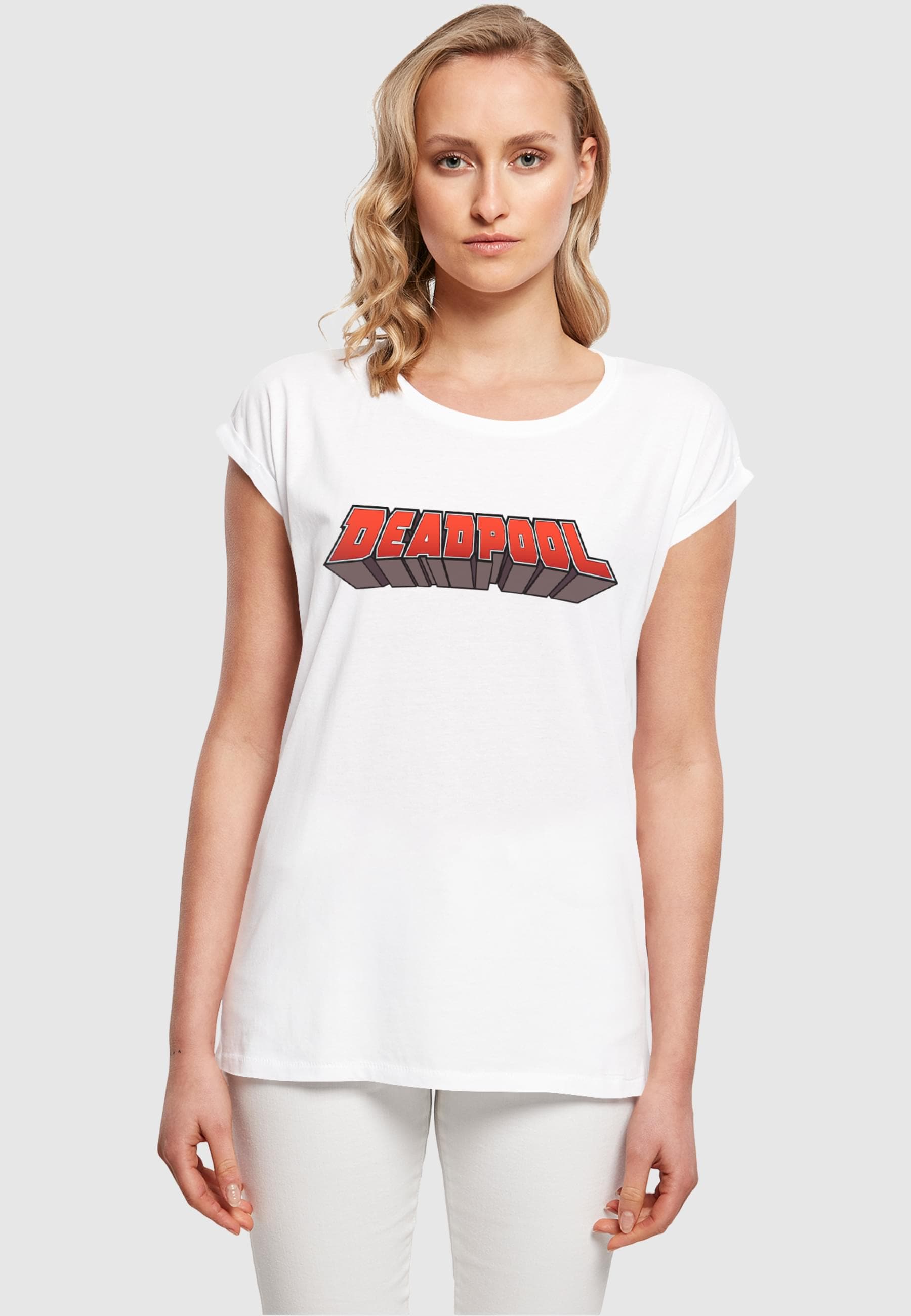 ABSOLUTE CULT T-Shirt "ABSOLUTE CULT Damen Ladies Deadpool - Text Logo T-Sh günstig online kaufen