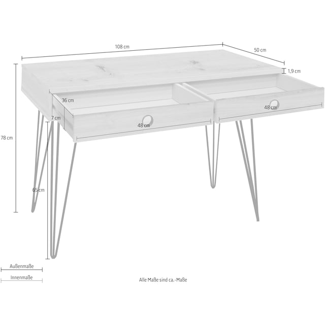 Mäusbacher Schreibtisch »Big System Office«, Breite 108 cm bestellen | BAUR