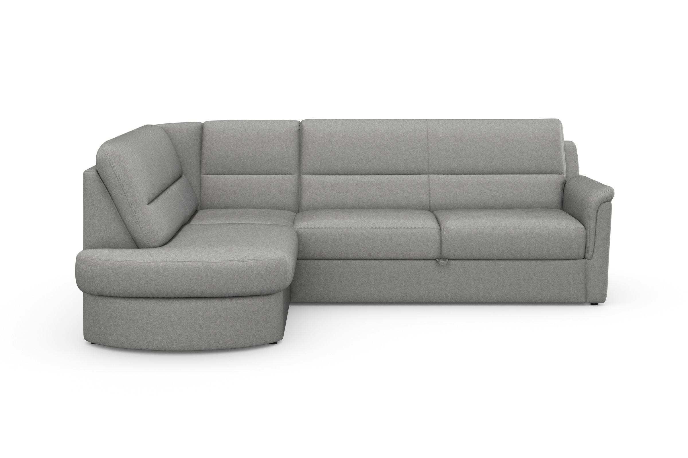 sit&more Ecksofa "Panini L-Form" wahlweise mit Vorziehsitz und Bettkasten