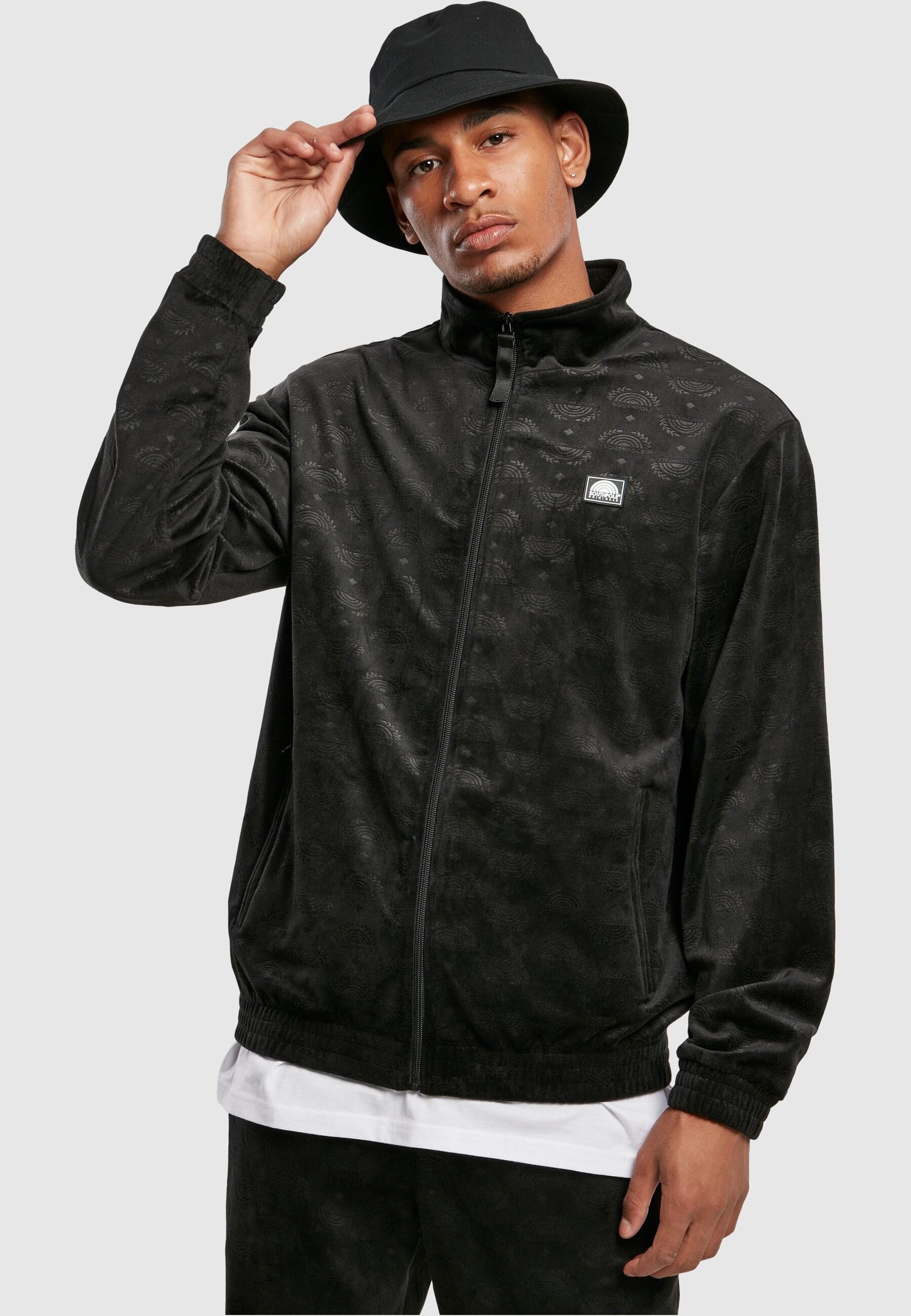 Southpole Allwetterjacke »Southpole Herren Southpole AOP Velour Jacket«, (1 St.), ohne Kapuze