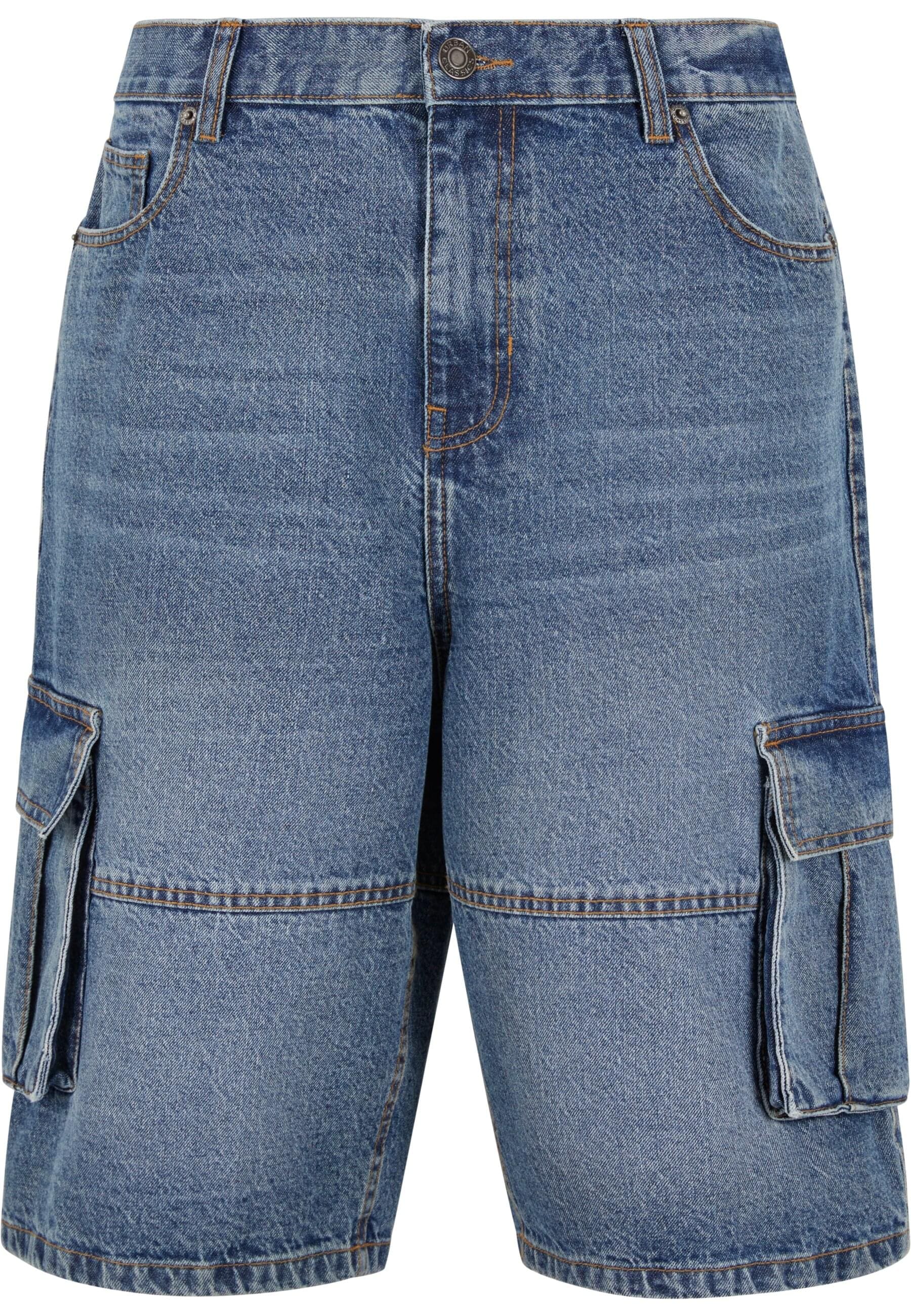 URBAN CLASSICS Shorts "Urban Classics Relaxed Denim Cargo Shorts" günstig online kaufen