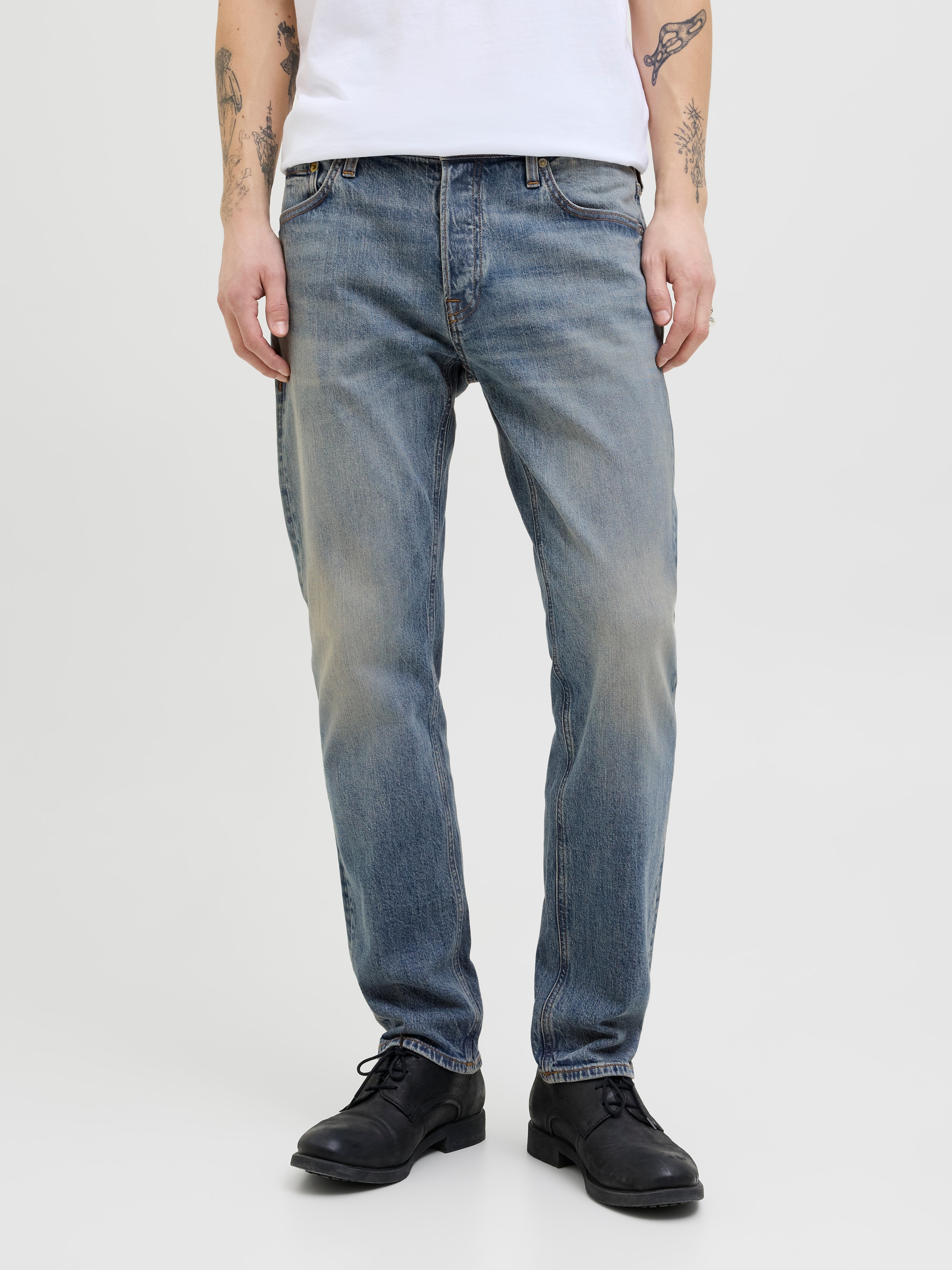 Jack & Jones Tapered-fit-Jeans "JJIMIKE JJORIGINAL CJ SN" günstig online kaufen