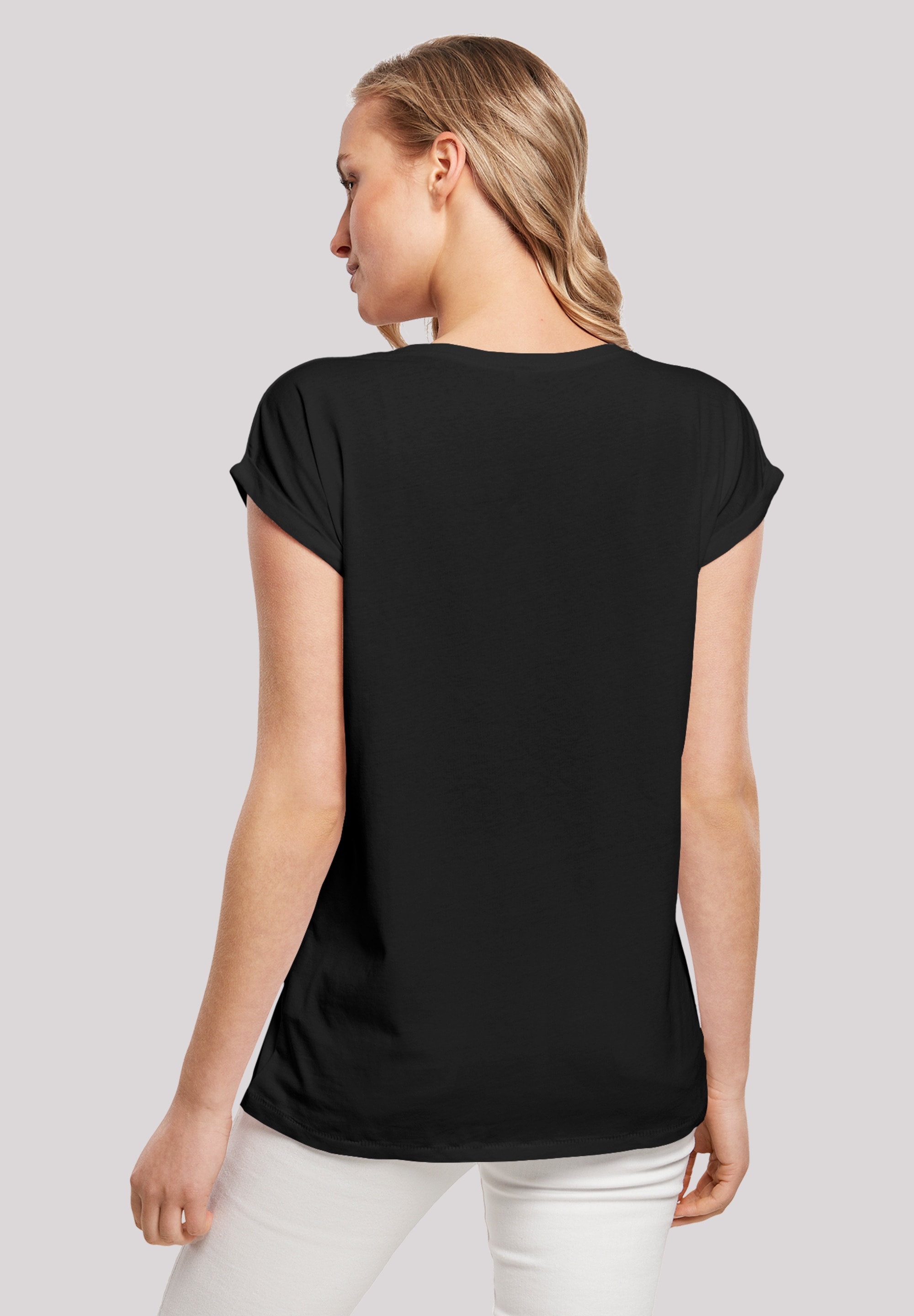 F4NT4STIC T-Shirt »NASA Damen,Premium Modern BAUR Ärmel,Bedruckt kaufen Black«, Merch,Regular-Fit,Kurze | Logo