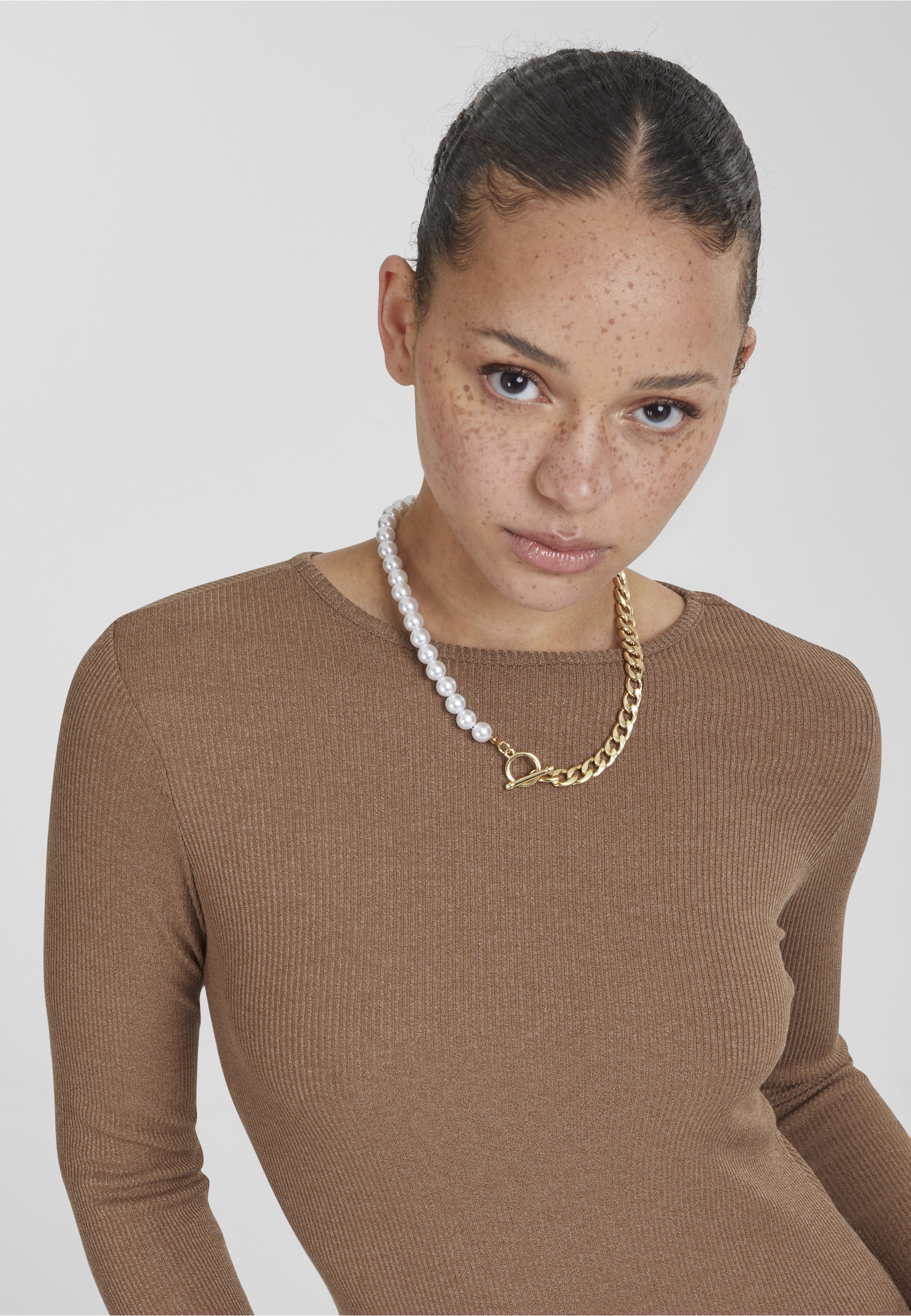 URBAN CLASSICS Shirtkleid »Urban Classics Damen Ladies Rib Dress« 1 Stk. tlg.