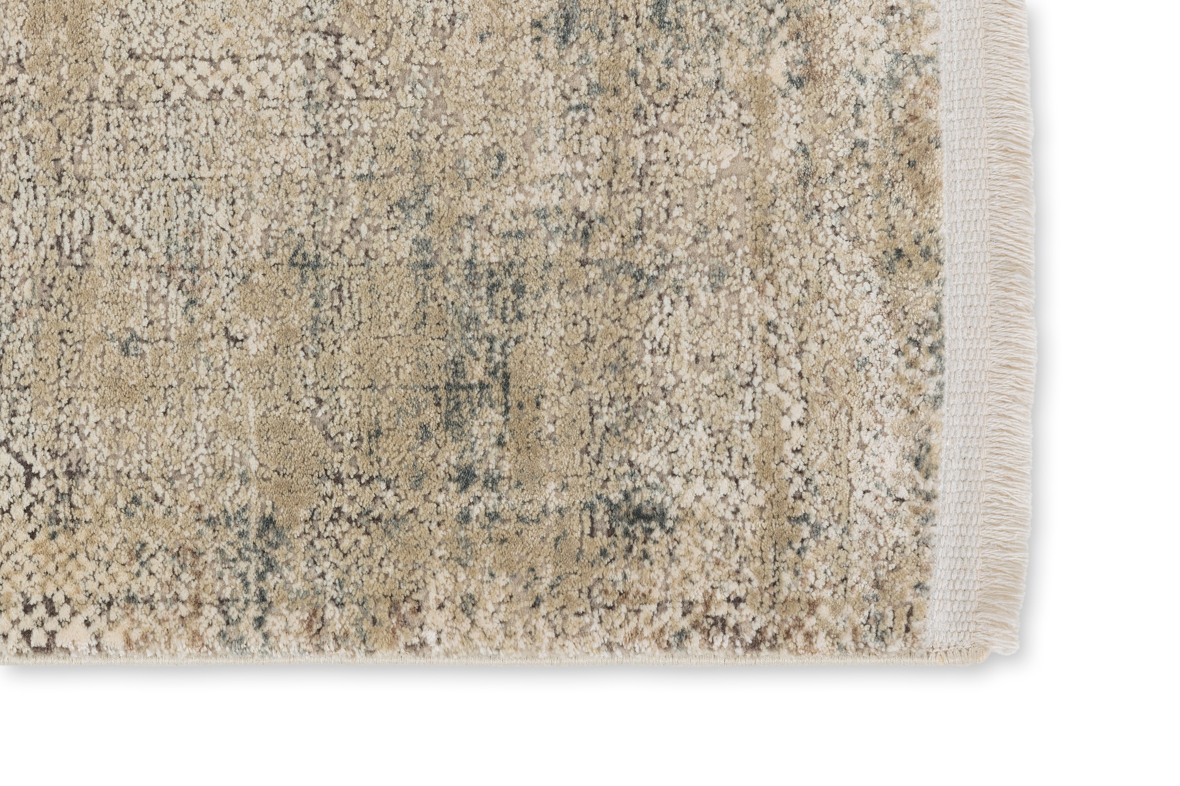 Teppich ASTRA "Gravina 243", beige, B:133cm H:8mm L:190cm, Viskose, Teppiche, Teppich, seidiger Schimmer durch Viskose, Hoch Tief Struktur, Wohnzimmer 3