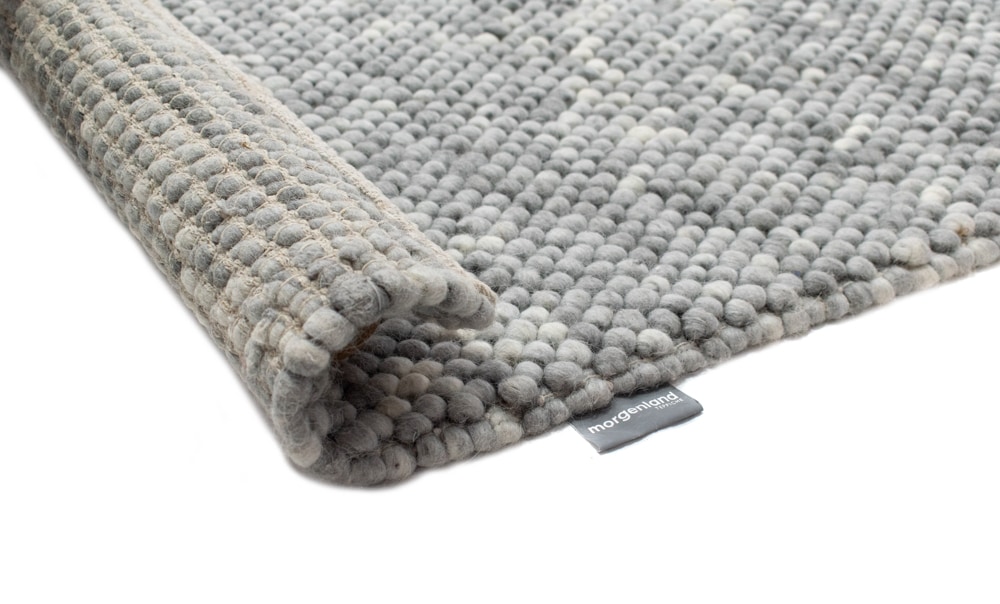 morgenland Wollteppich »Mosaik - Wollteppich«, rechteckig, 2 mm Höhe, Sehr weicher Flor