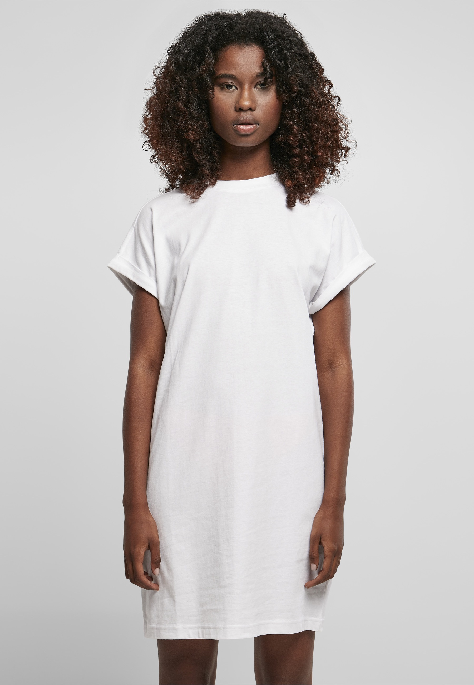 URBAN CLASSICS Shirtkleid »Urban Classics Damen Ladies Rainbow Tee Dress« 1 Stk. tlg.