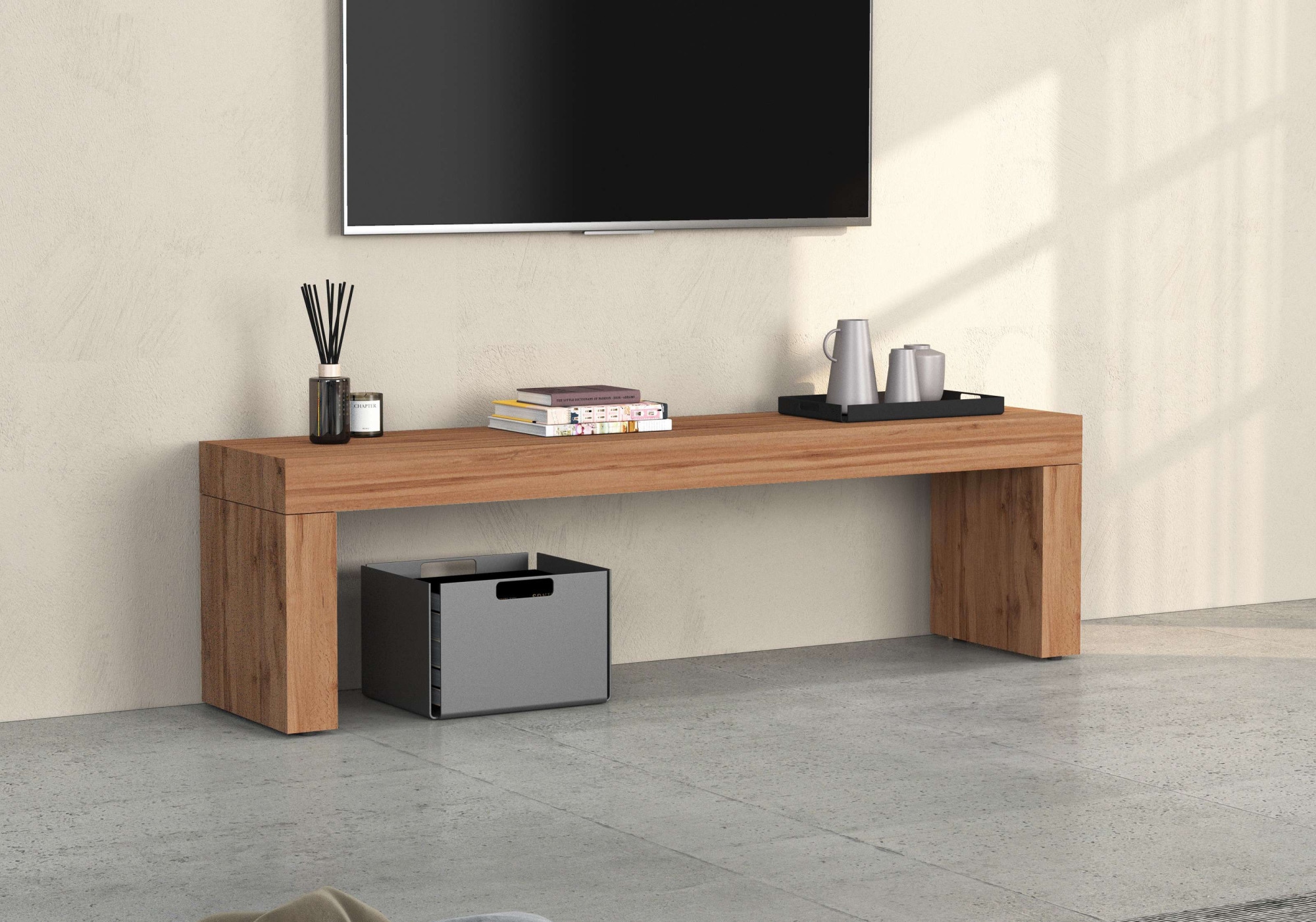 INOSIGN TV-Brücke "CHRONOS Breite 180 cm, mit eine 10 cm dicken stabilen fo günstig online kaufen