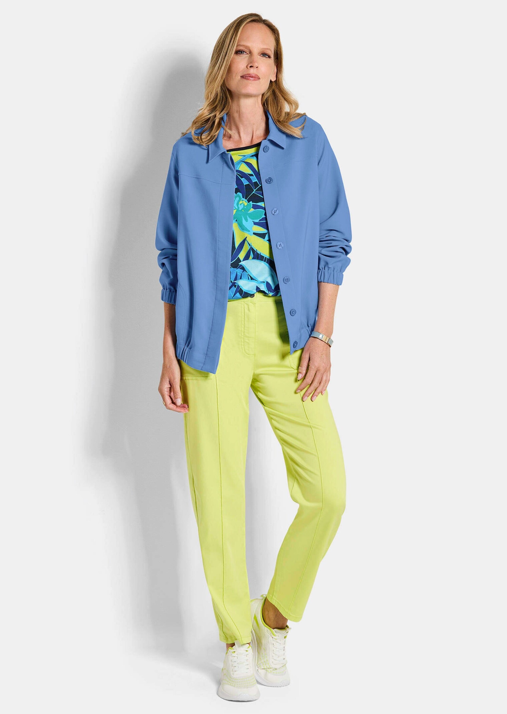 GOLDNER Kurzjacke "Sommerjacke mit Hemdkragen" verdeckte Knopfleiste günstig online kaufen