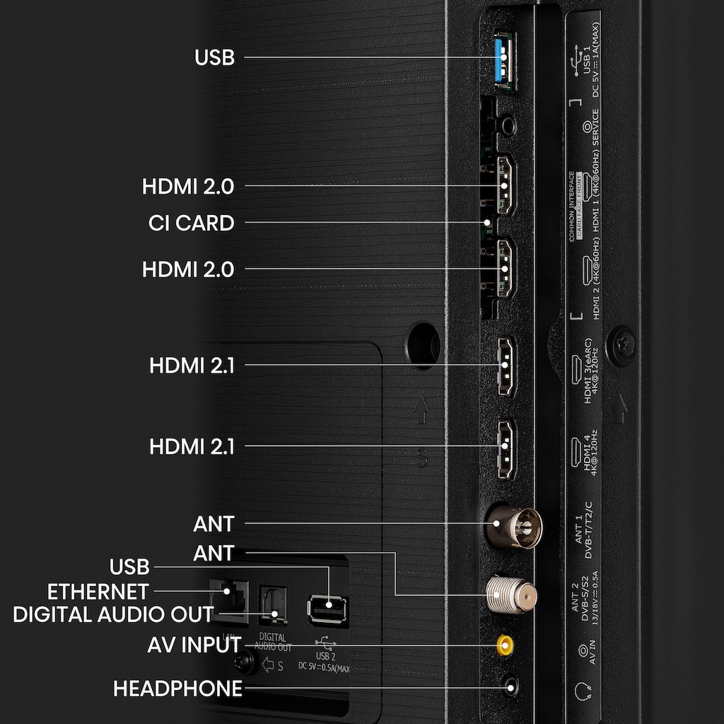 Hisense Mini-LED-Fernseher »85U7KQ«, 215 cm/85 Zoll, 4K Ultra HD, Smart-TV