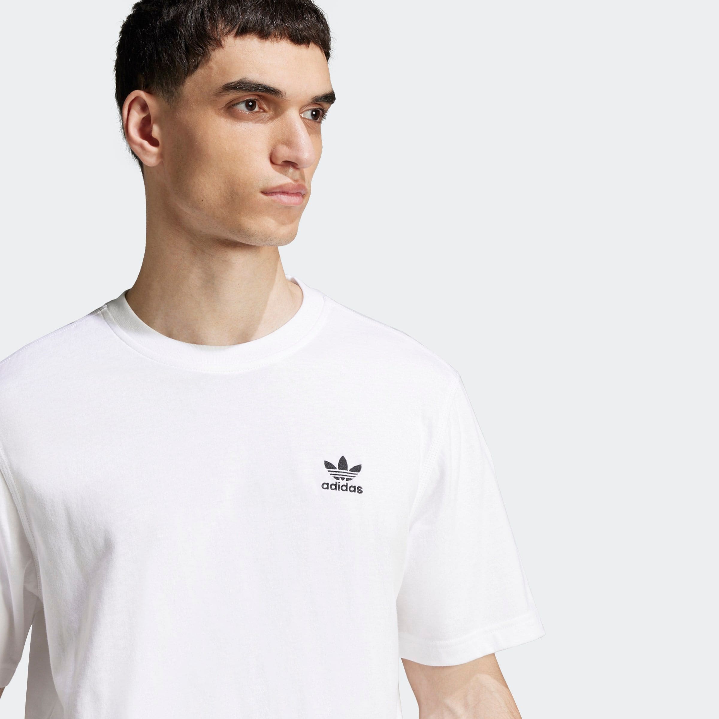 adidas Originals T-Shirt »TREFOIL ESS TEE«, drei Streifen Essentials Shirt mit Trefoil Logo